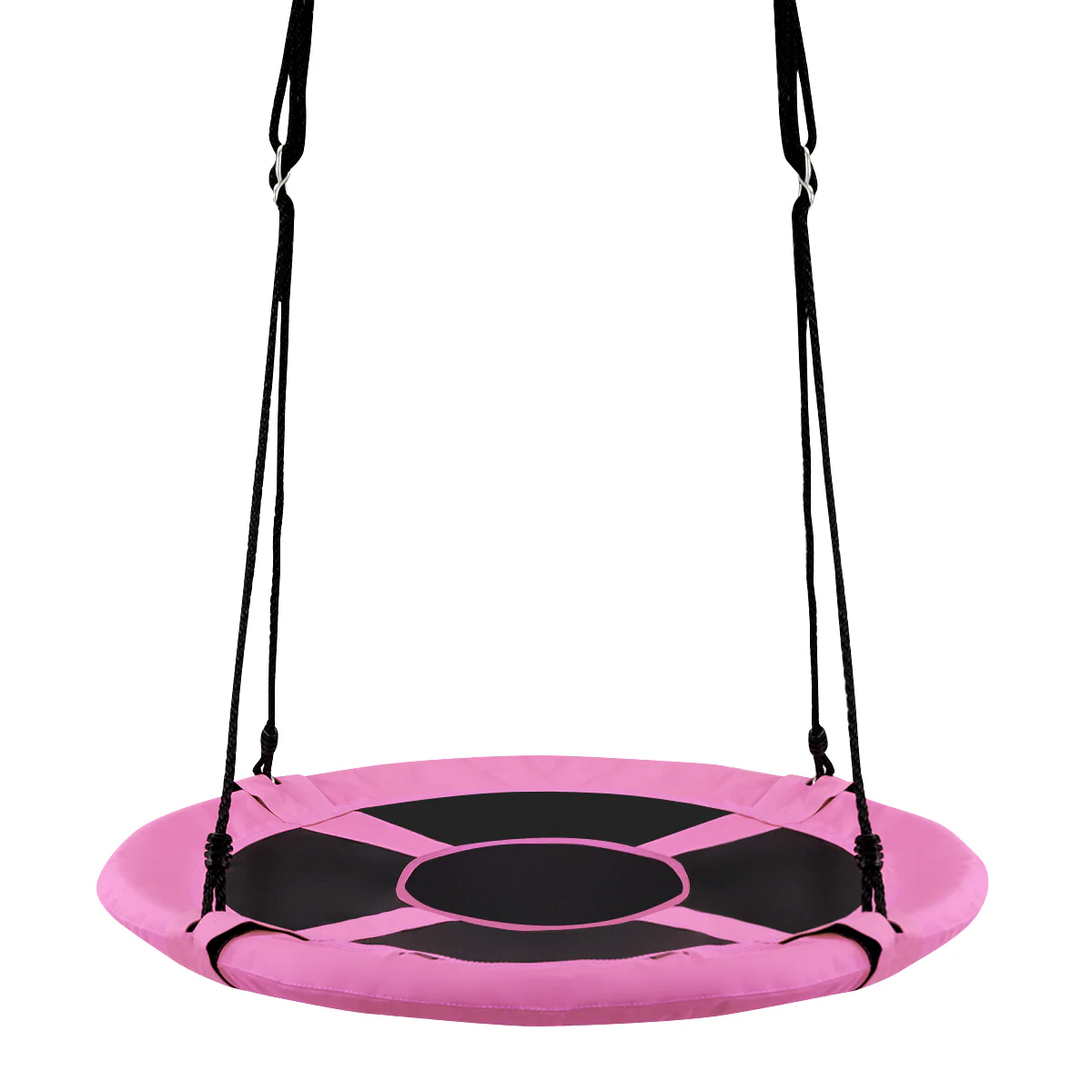 100cm Children Flying Saucer Tree Swing with Adjustable Rope - Image 12