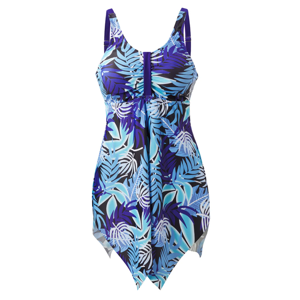 2 Piece Tankini Swimsuit with Double Shoulder Straps - Image 4