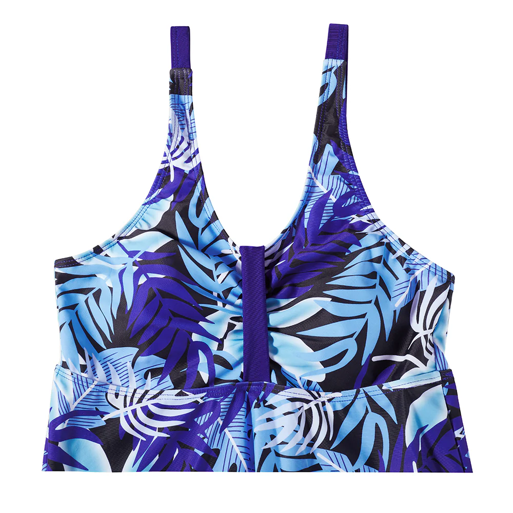 2 Piece Tankini Swimsuit with Double Shoulder Straps - Image 6