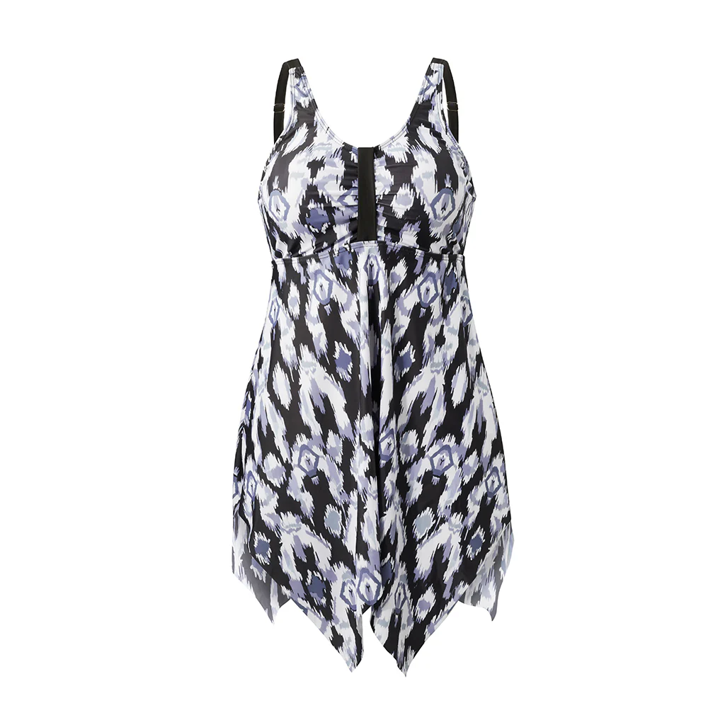 2 Piece Tankini Swimsuit With Double Shoulder Straps - Image 5