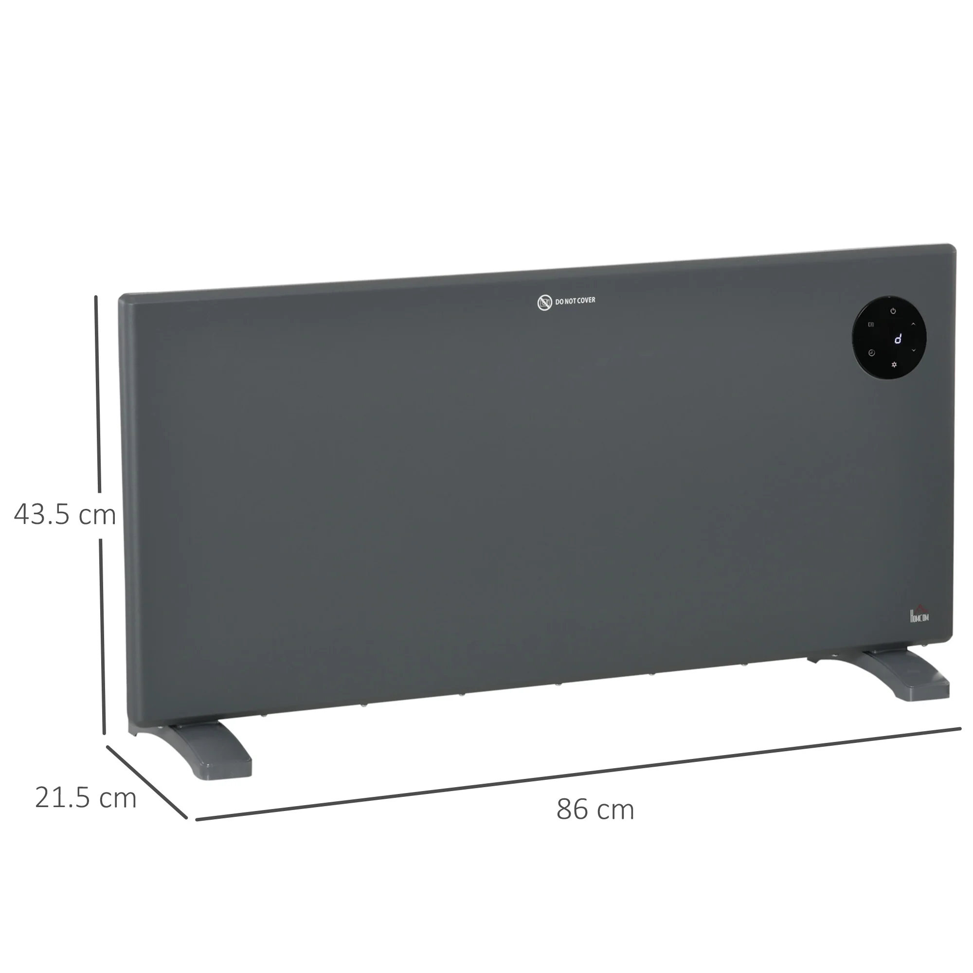 2000W Electric Convector Heater, Quiet Space Heater With LED Display - Image 3