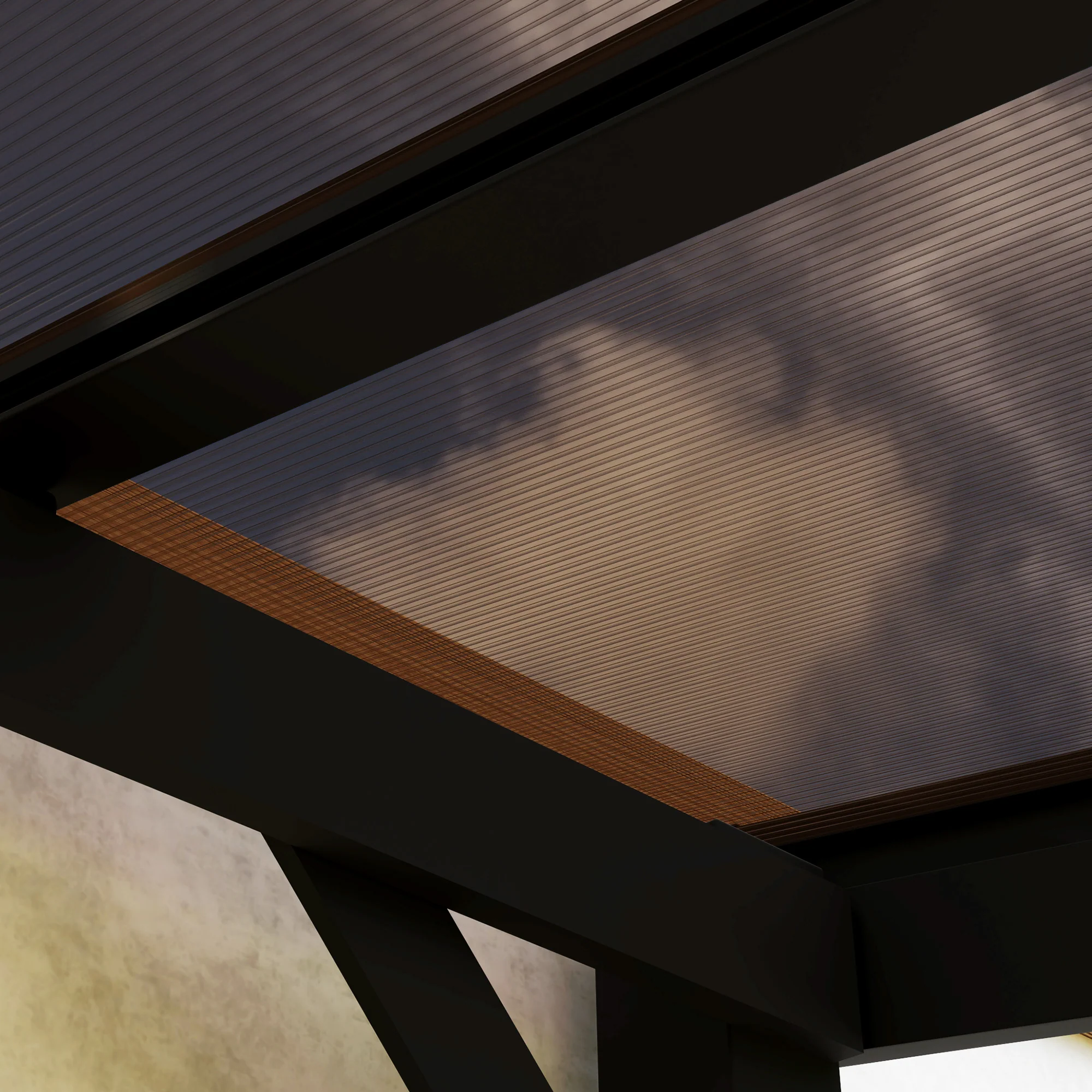 3 X 4.3m Pergola Kit Gazebo With UPF 50+ And Waterproof Polycarbonate Roof - Image 9