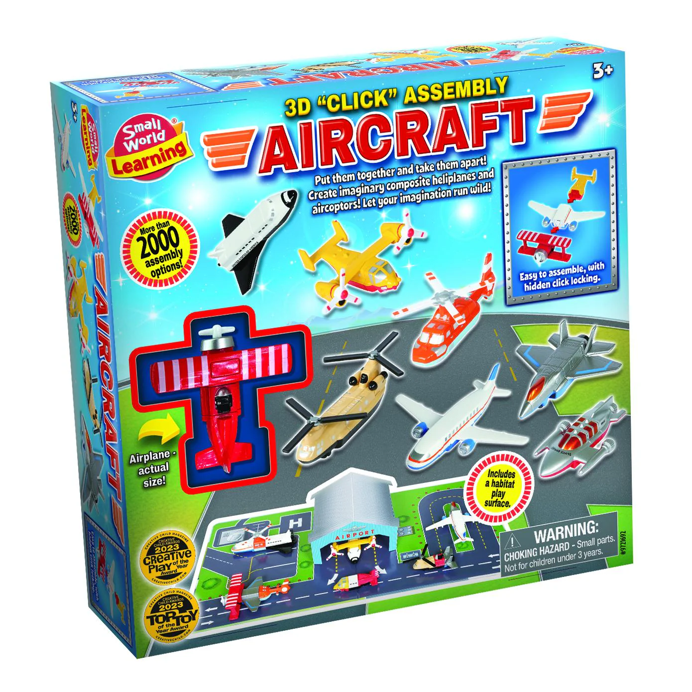 3D Click Assembly Aircraft