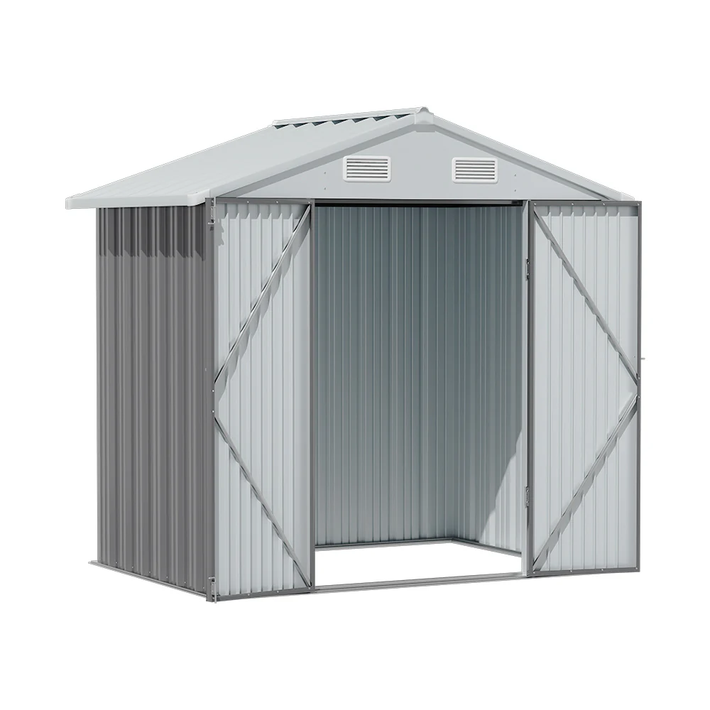 4*6FT/6*8FT/10*8FT/10*12FT Metal Garden Storage Shed With Lockable Door - Image 6