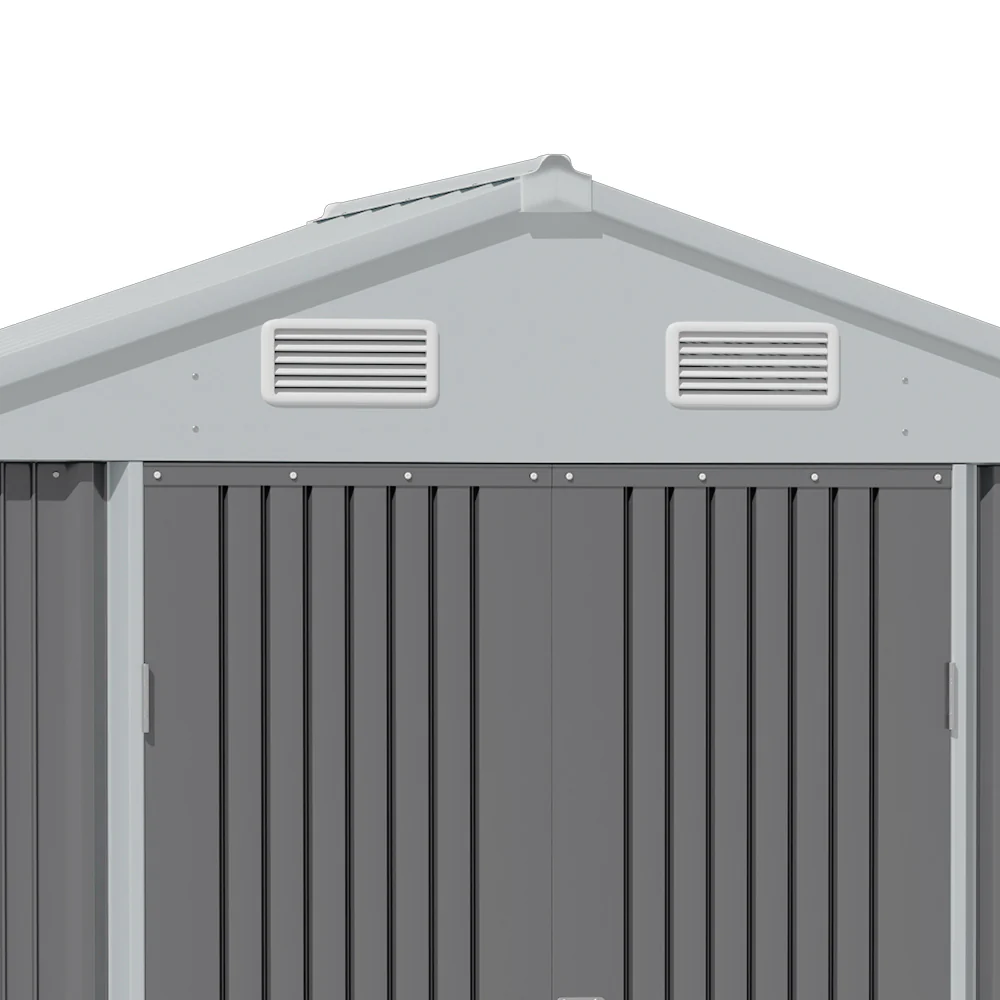 4*6FT/6*8FT/10*8FT/10*12FT Metal Garden Storage Shed With Lockable Door - Image 7