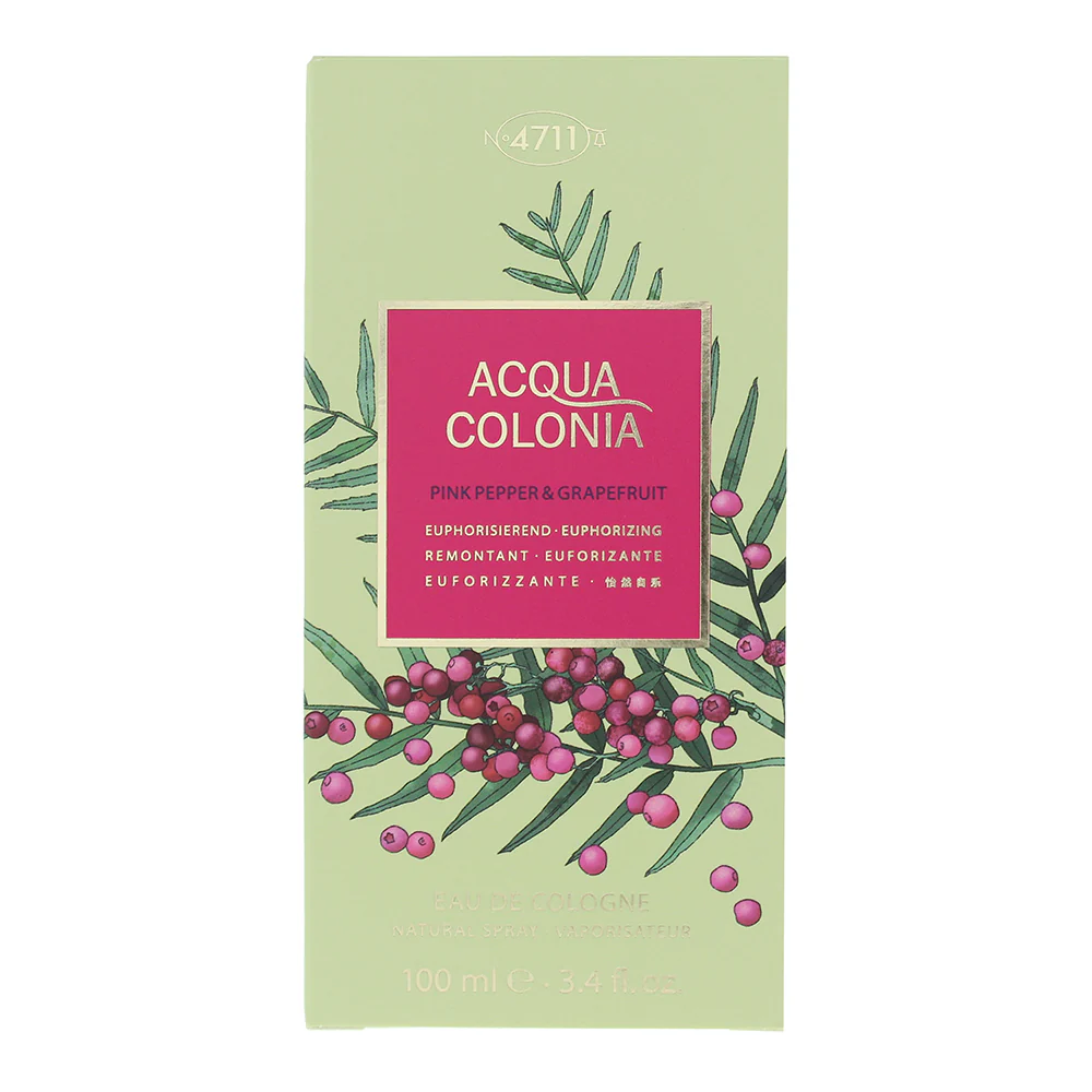 4711 Acqua Colonia Pink Pepper & Grapefruit Eau De Cologne 100ml - Image 3