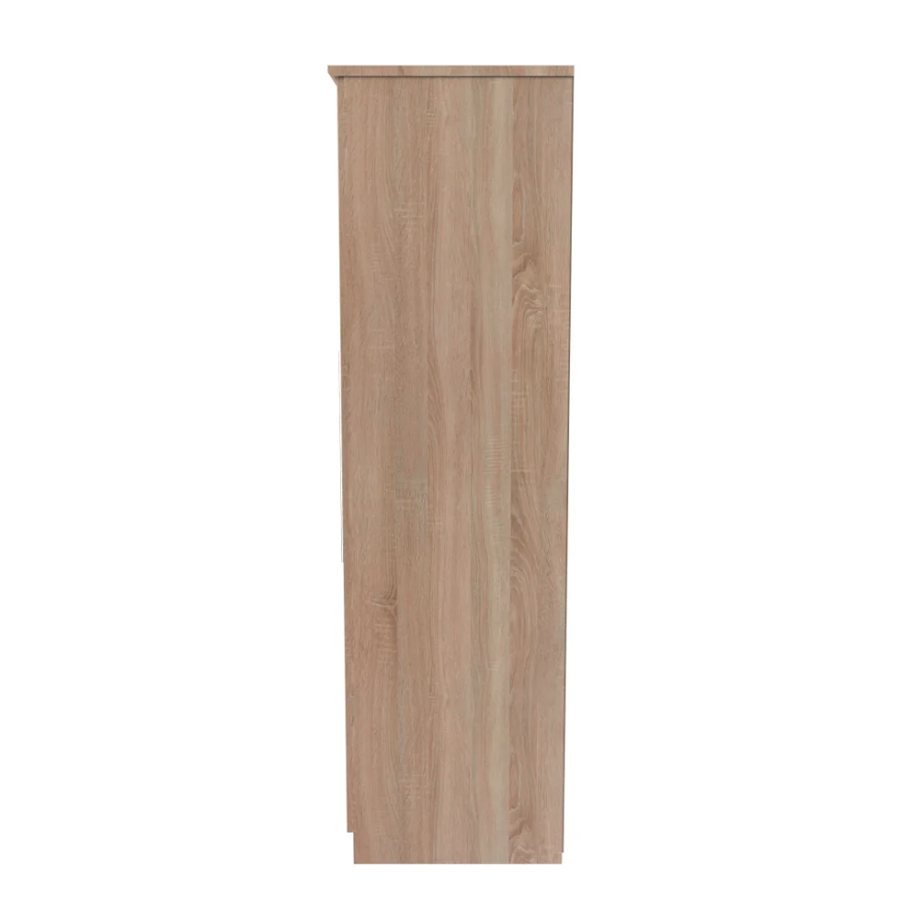 Sofia Ready Assembled Wardrobe with 2 Doors  - Bardolino Oak - Image 7