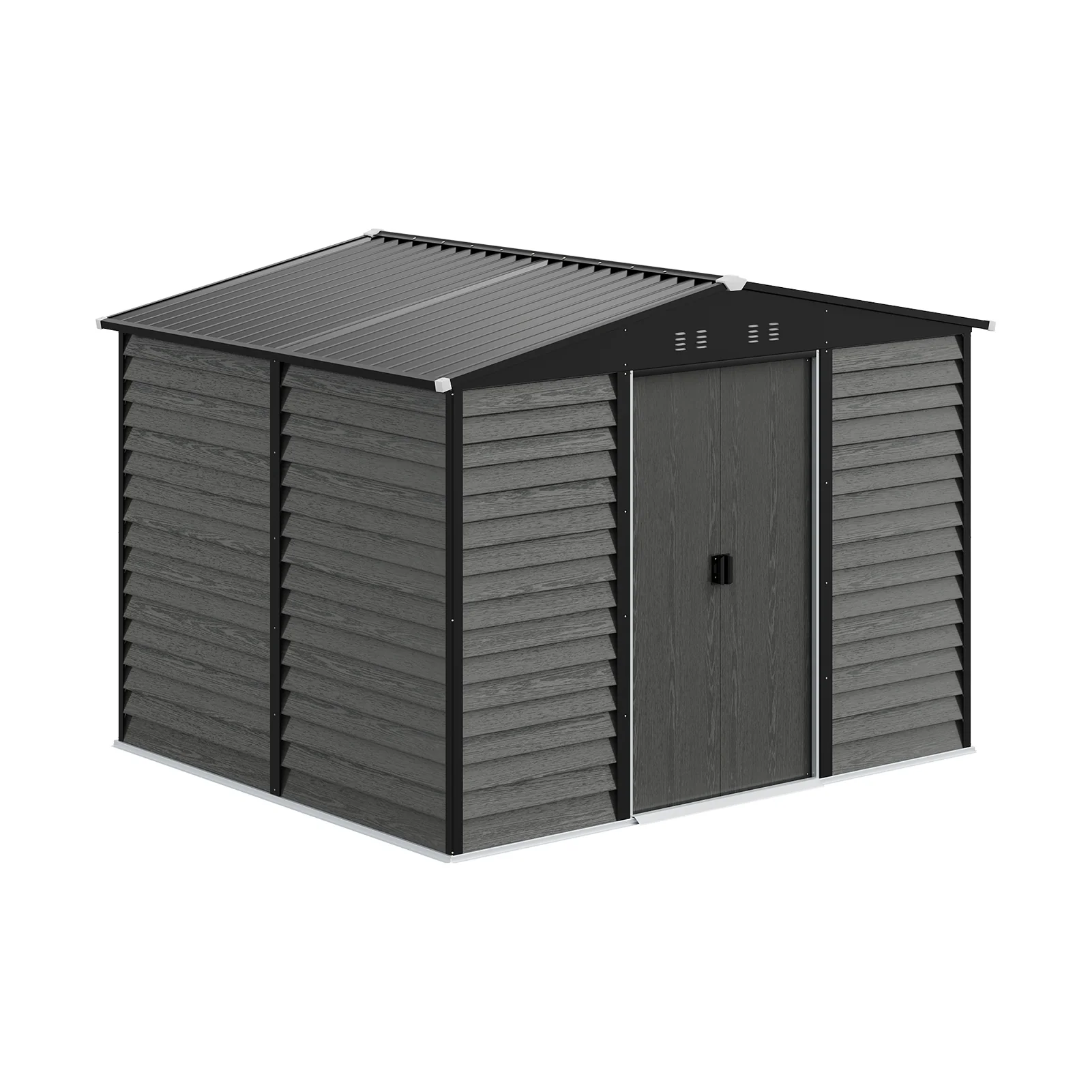 8*7FT/10*8FT Outdoor Metal Garden Storage Shed