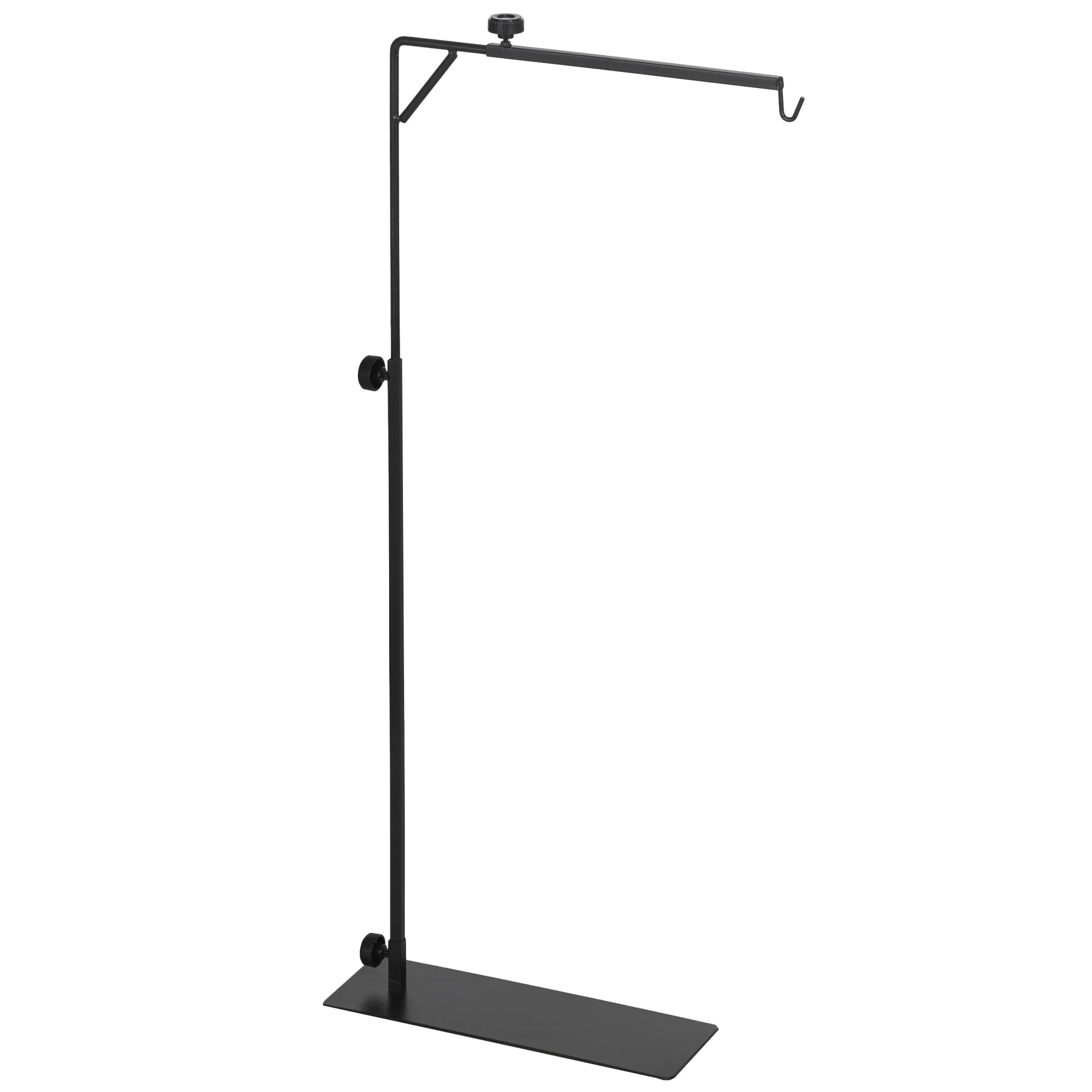86-129Hcm PawHut Reptile Lamp Stand, Adjustable Lamp Holder w/ Base, Hook - Image 7