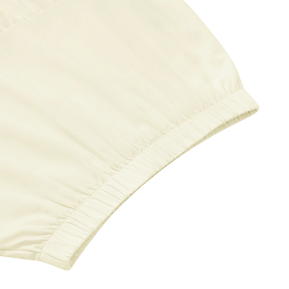 A-line Swing Pleated Midi Skirt - Image 6