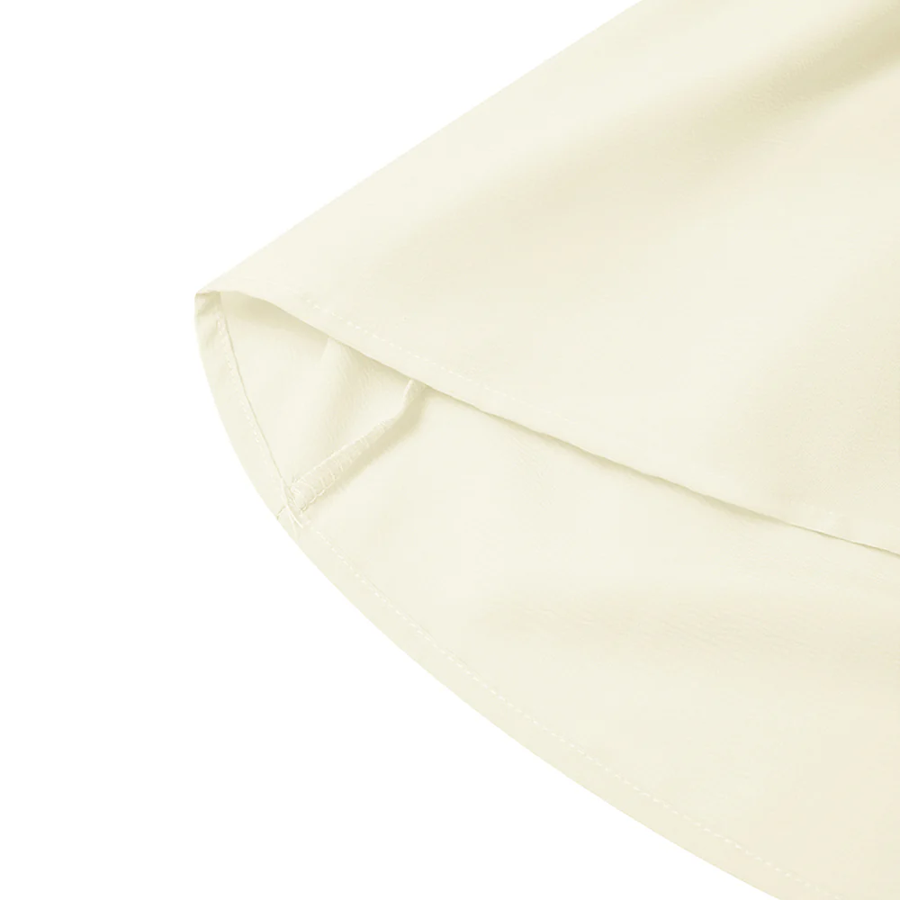 A-line Swing Pleated Midi Skirt - Image 7