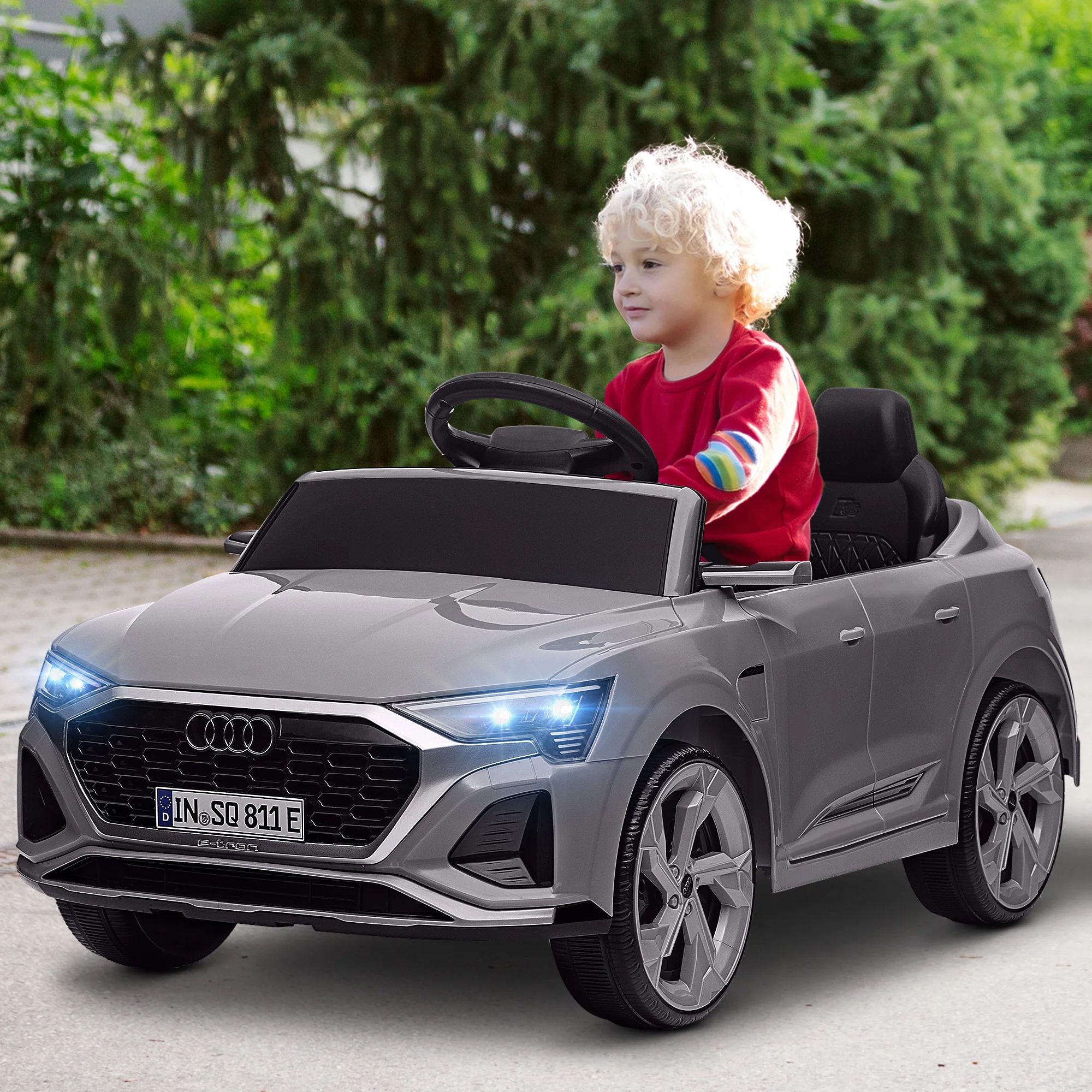 AIYAPLAY Audi Q8 E-tron Sportback Kids Electric Car W/ Remote - Image 11
