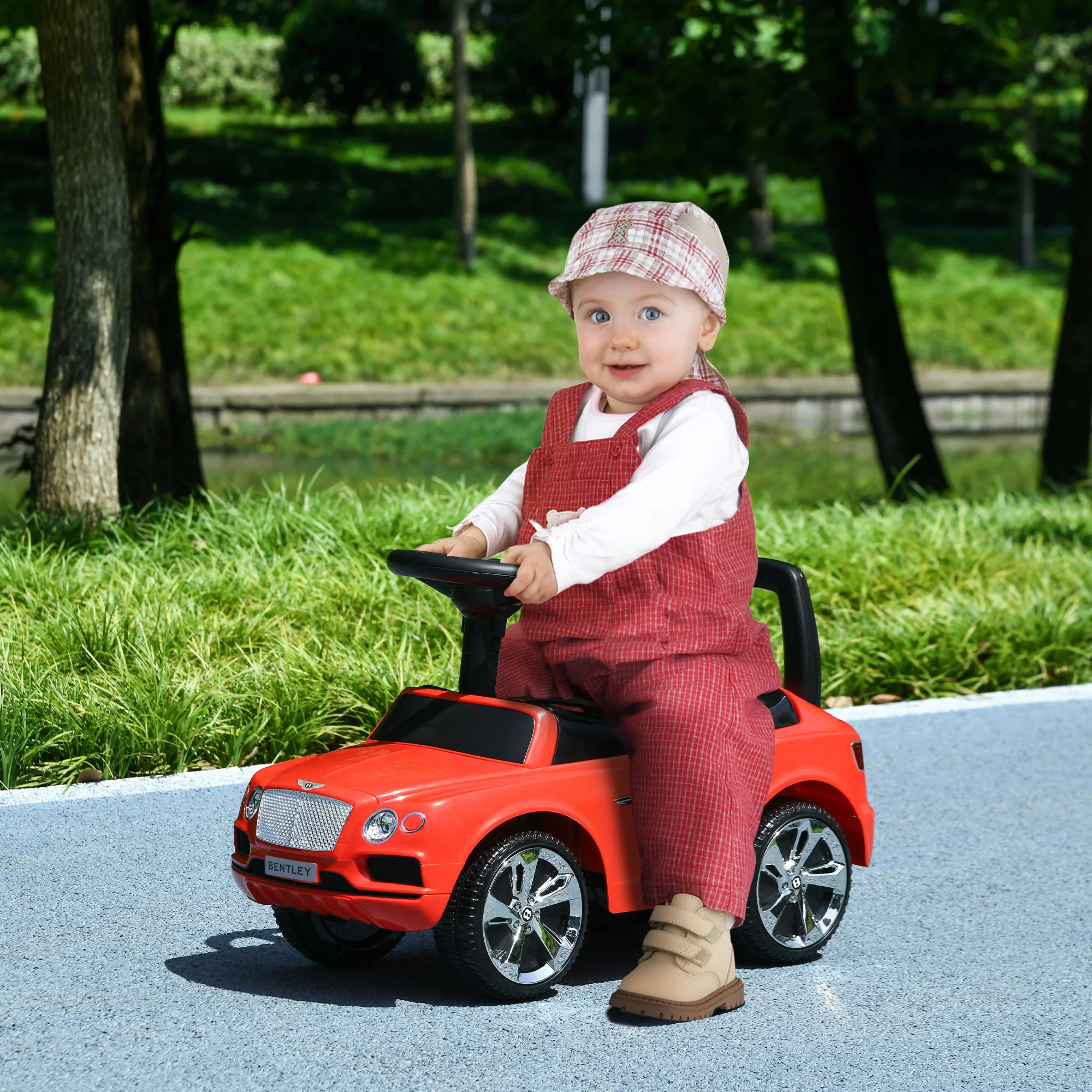 AIYAPLAY Bentley Licensed Ride On Car, Foot To Floor W/ Music Horn - Image 11