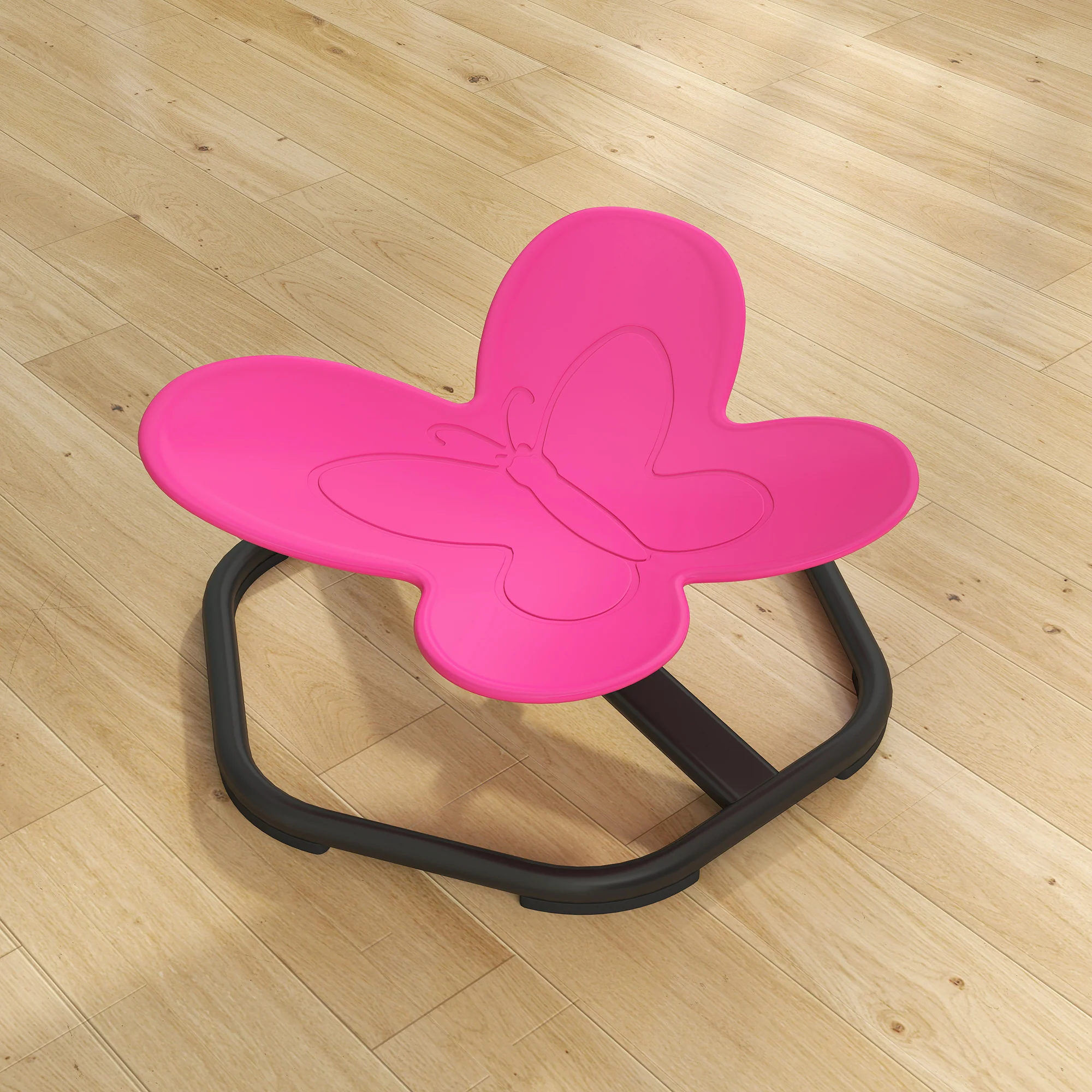 AIYAPLAY Butterfly-Shaped Kids Swivel Chair Sensory Spinning Chair - Image 7
