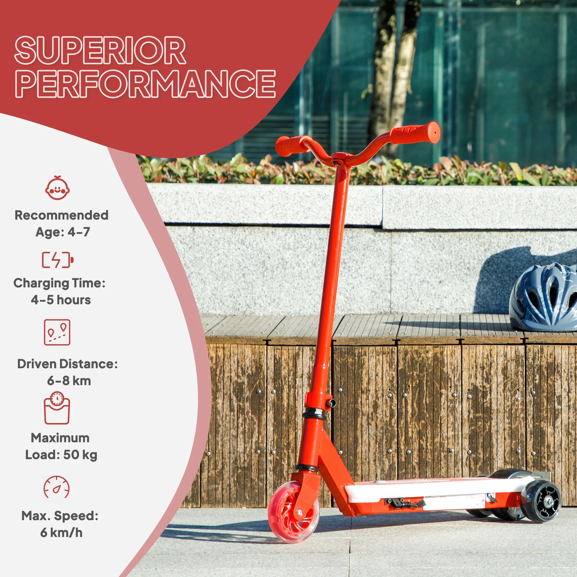 AIYAPLAY Electric Scooter for Kids 4-7, with Auxiliary Rear Wheels - Image 26