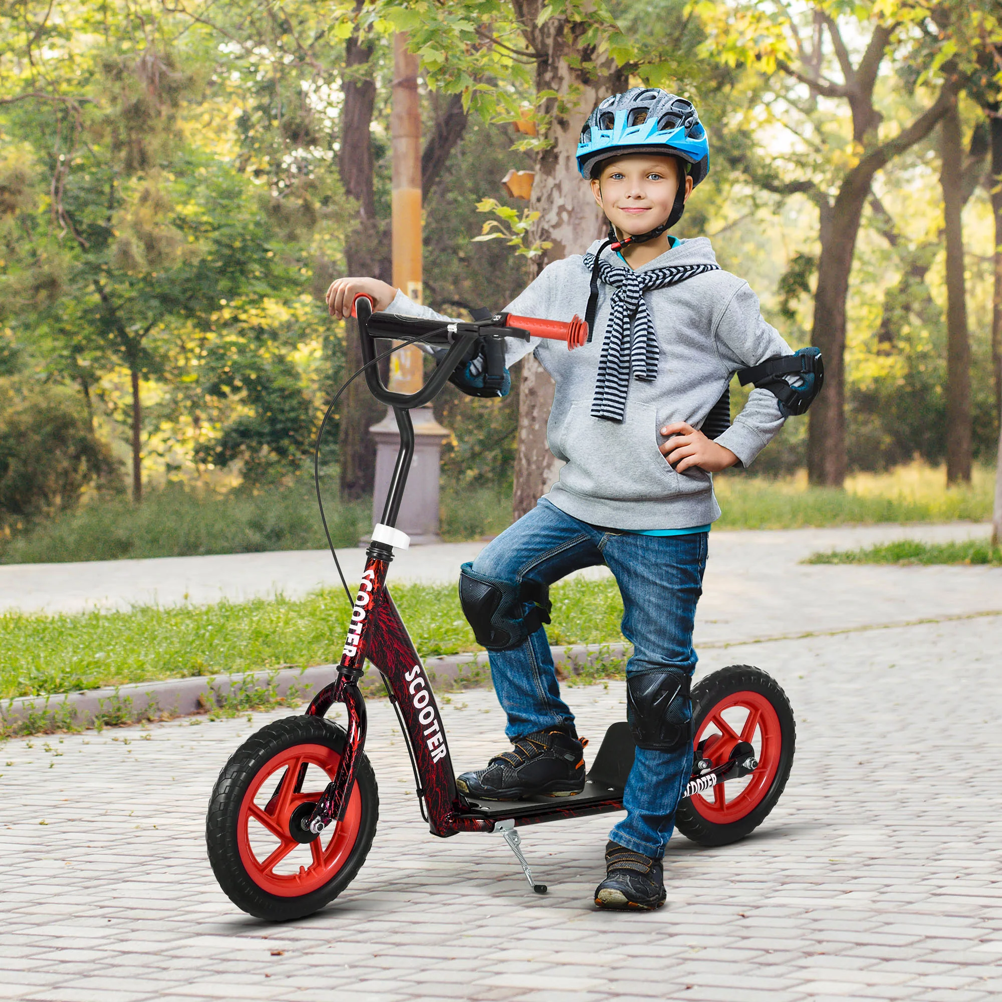 AIYAPLAY Kids Scooter With Adjustable Handlebar, Kick Scooter - Image 20