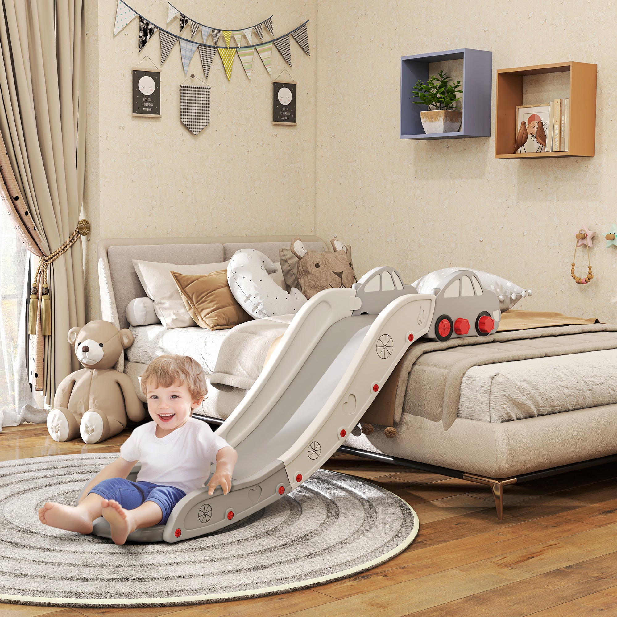 AIYAPLAY Kids Slide for Bed, Sofa, Easy to Assemble - Image 2