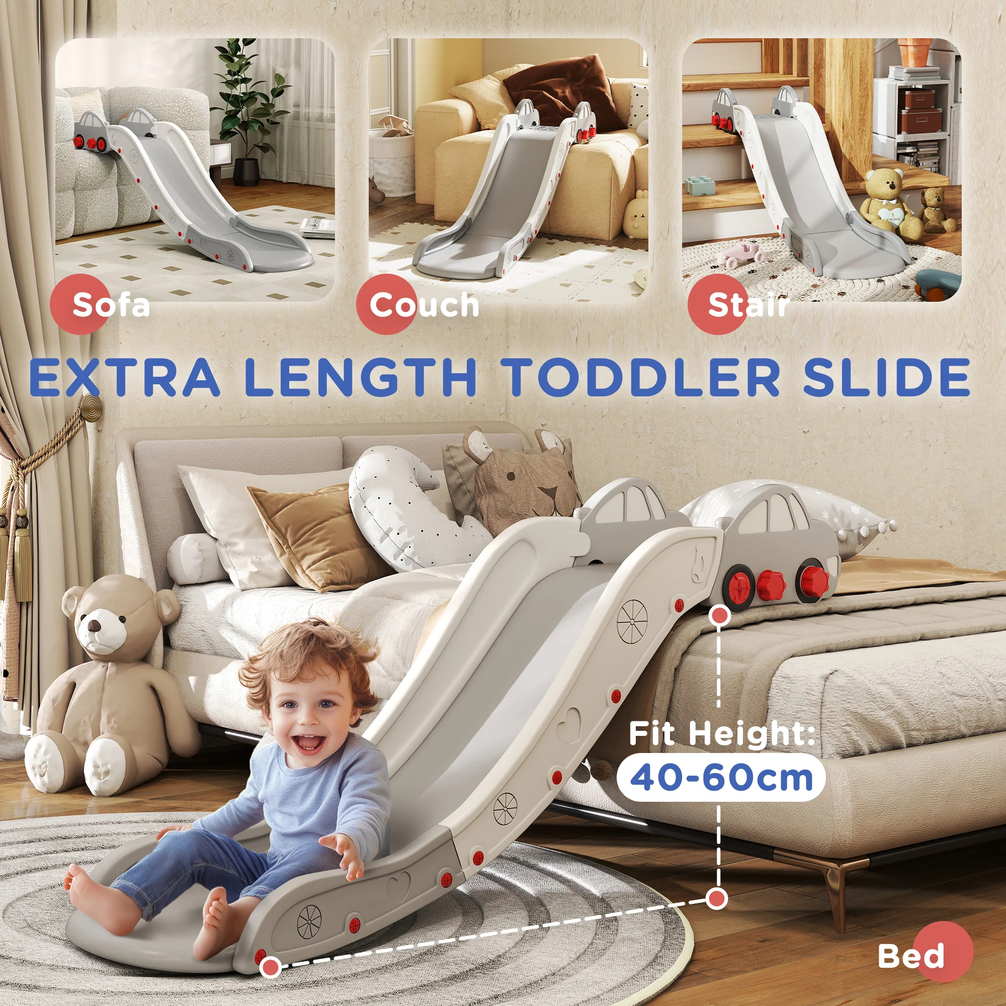 AIYAPLAY Kids Slide for Bed, Sofa, Easy to Assemble - Image 3
