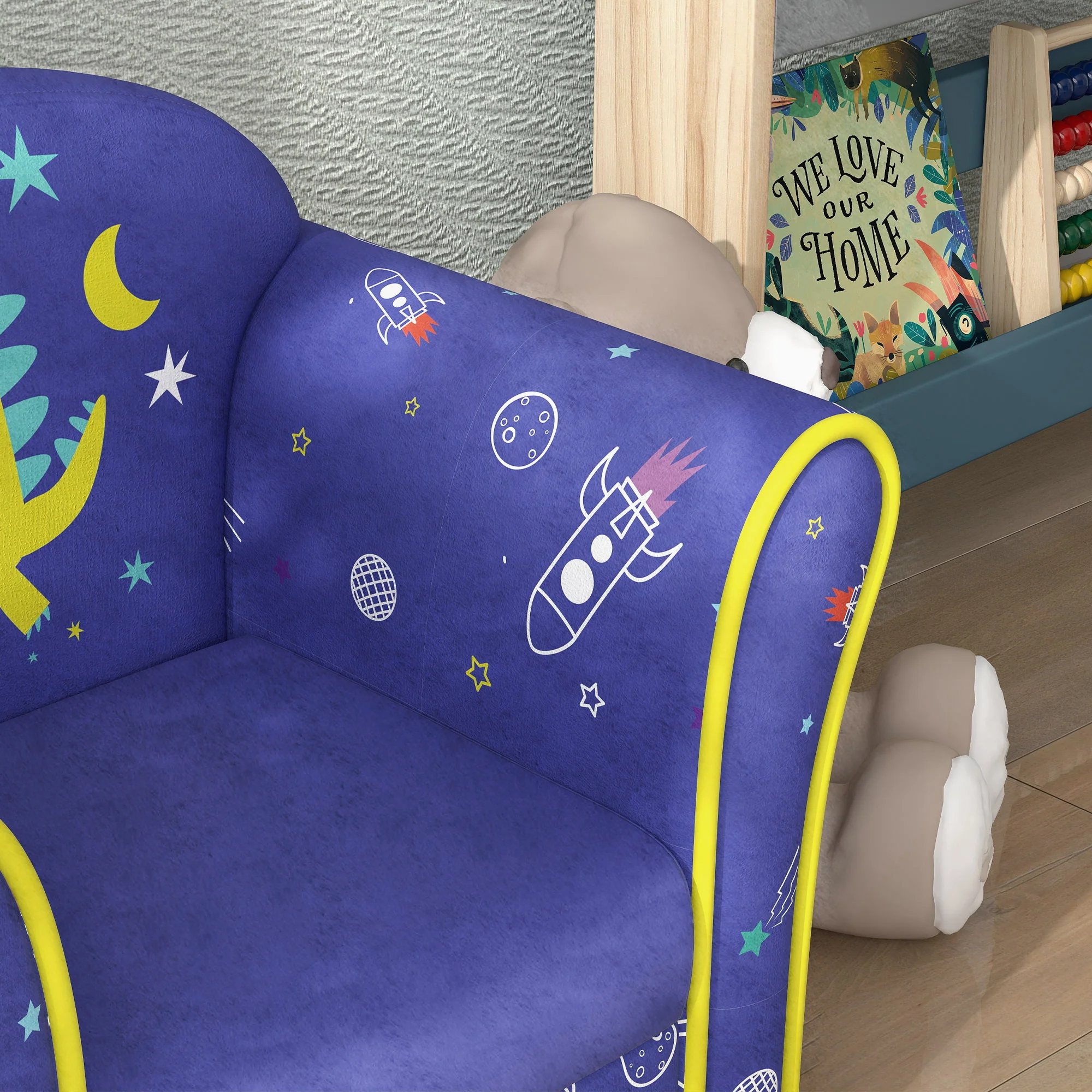 AIYAPLAY Kids Sofa Chair With Dinosaur Design For Bedroom, Playroom - Image 16
