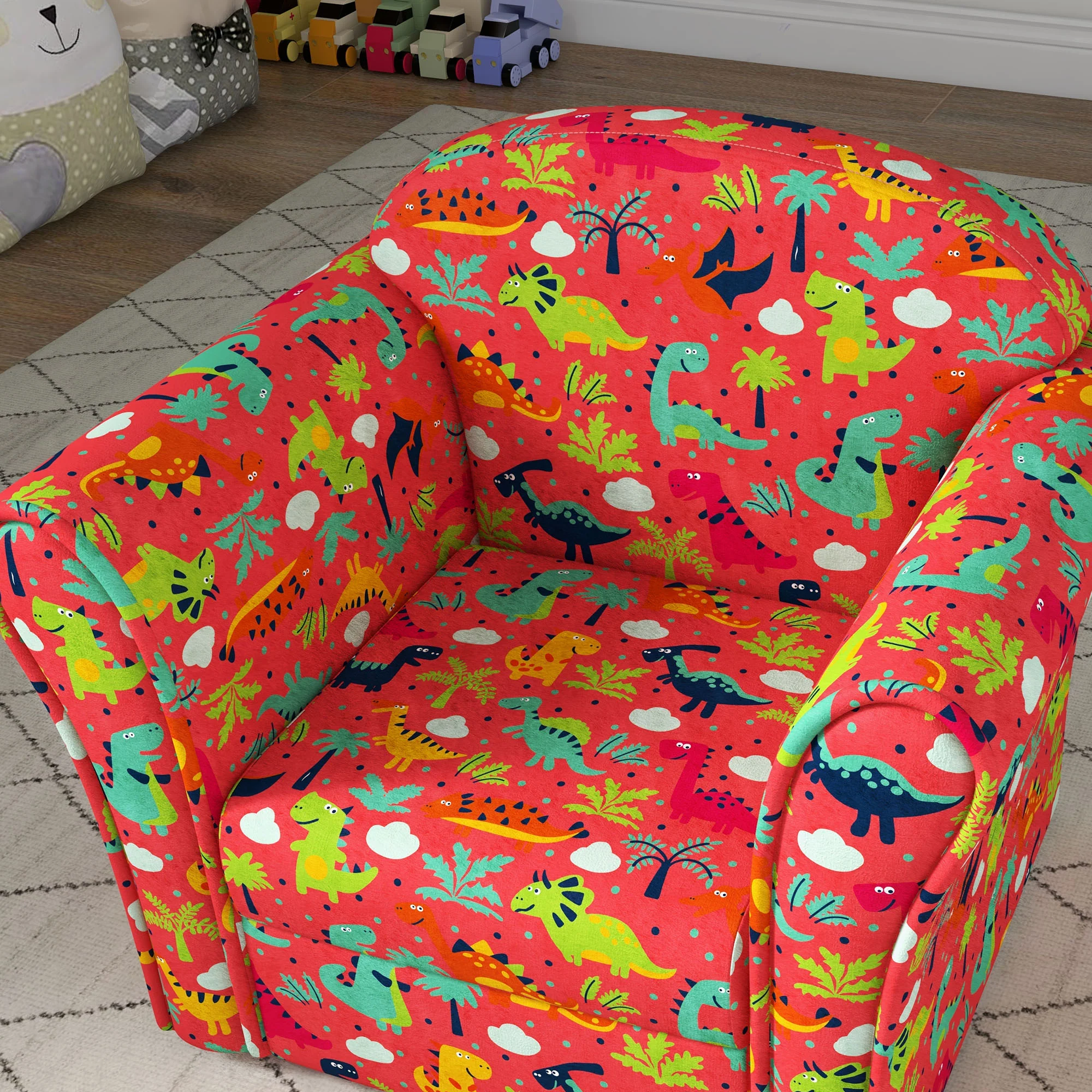 AIYAPLAY Kids Sofa Chair With Dinosaur Design For Bedroom, Playroom - Image 8