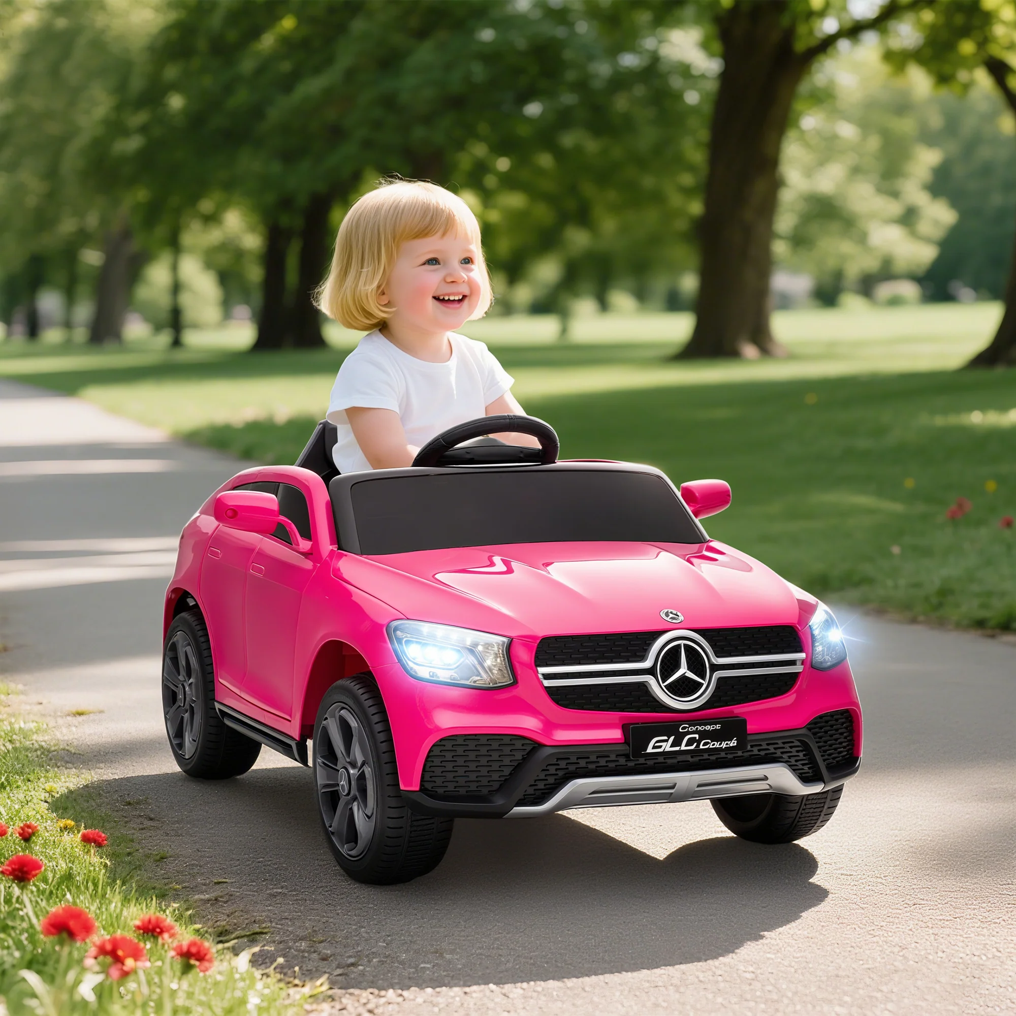 AIYAPLAY Mercedes-Benz GLC Licensed Kids Ride On Car With Remote, - Image 11