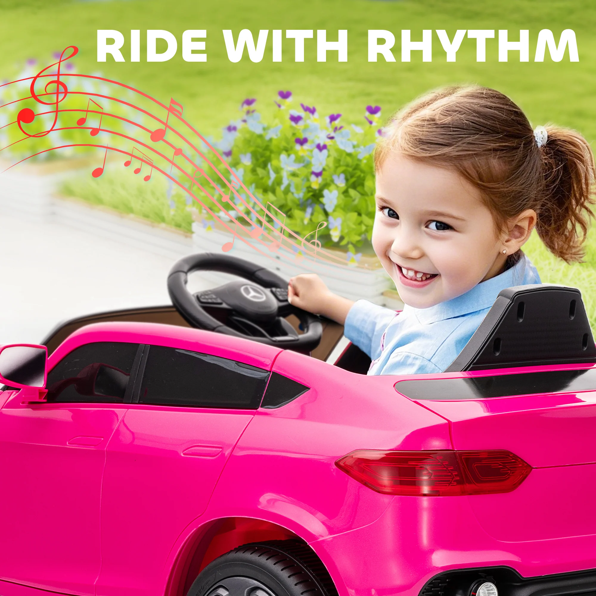 AIYAPLAY Mercedes-Benz GLC Licensed Kids Ride On Car With Remote, - Image 16