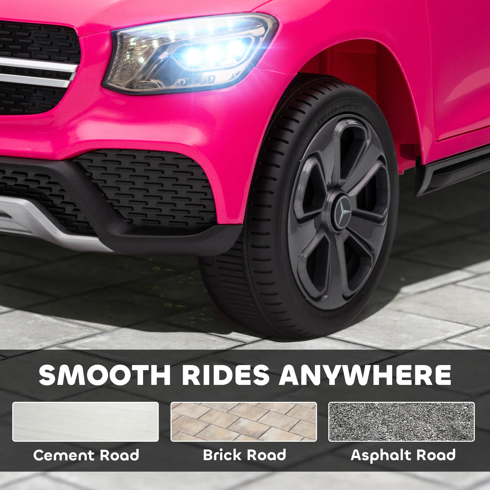 AIYAPLAY Mercedes-Benz GLC Licensed Kids Ride On Car With Remote, - Image 17