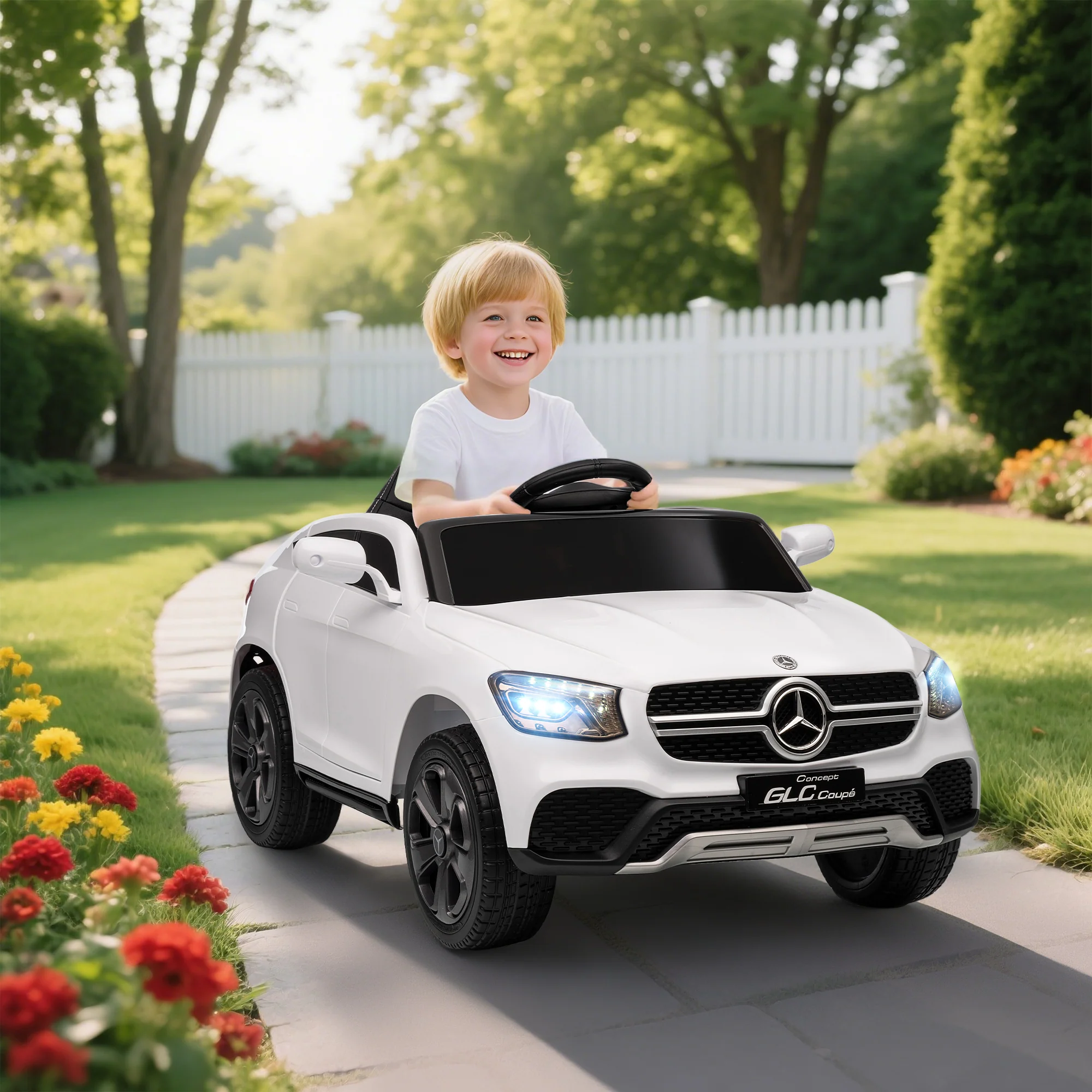 AIYAPLAY Mercedes-Benz GLC Licensed Kids Ride On Car With Remote, - Image 20