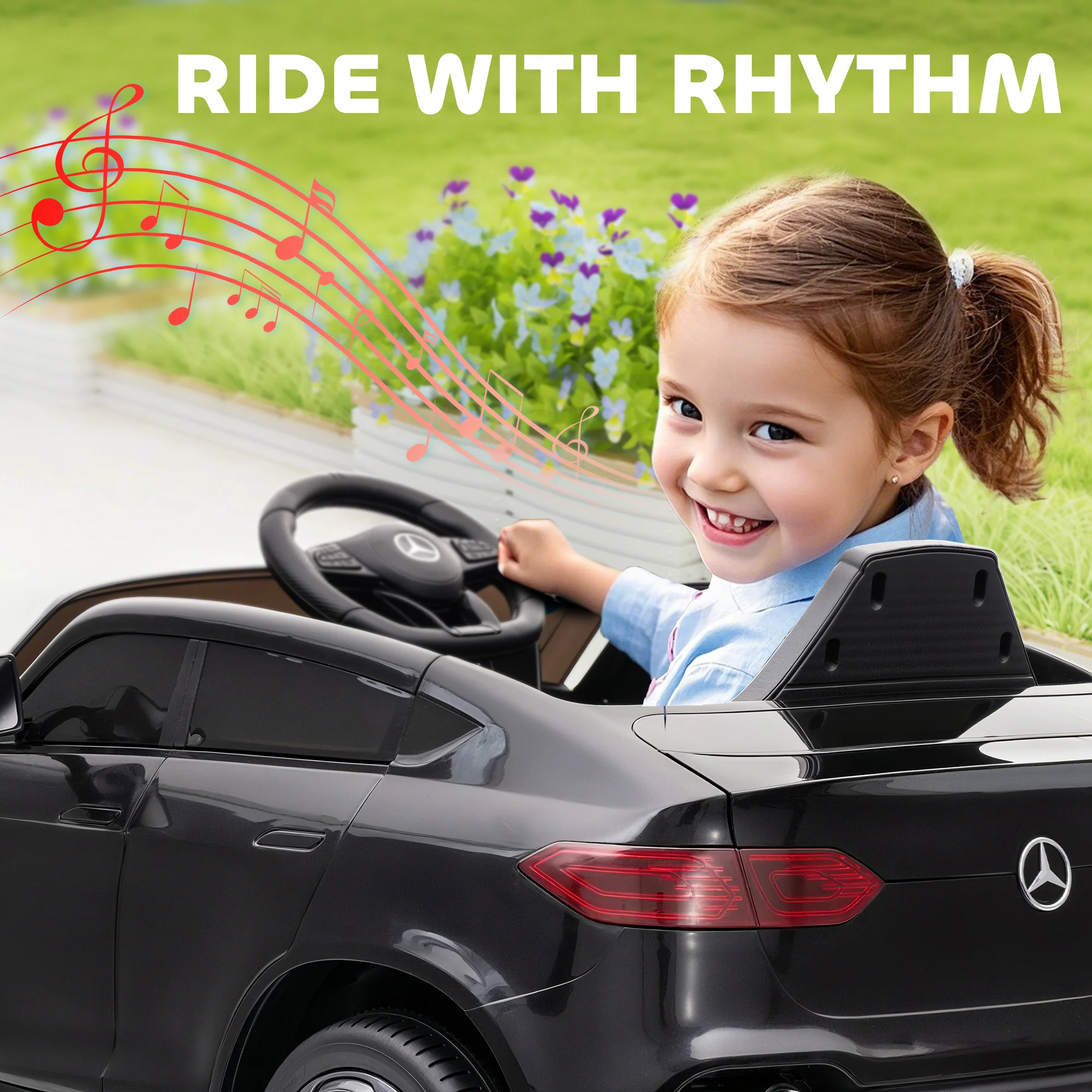 AIYAPLAY Mercedes-Benz GLC Licensed Kids Ride On Car With Remote, - Image 7