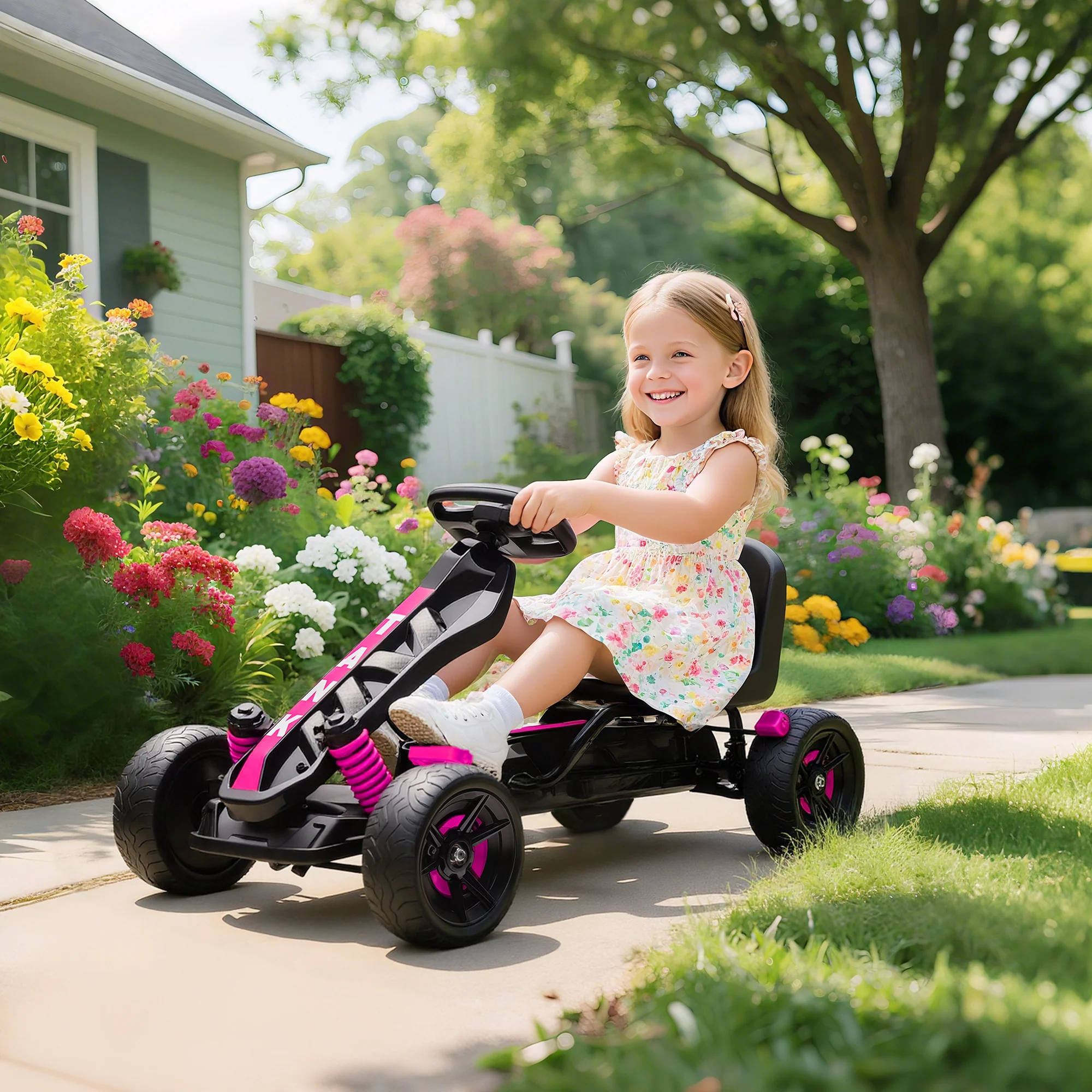 AIYAPLAY Pedal Go Kart With Automatic Clutch, For Ages 3-6 Years - Image 15