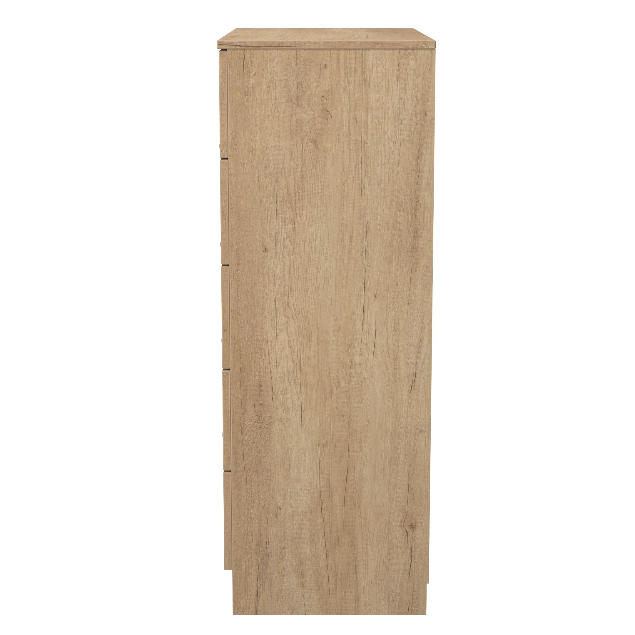 Alaska Ready Assembled 5 Drawer Chest in Slat Effect & Nebraska Oak - Image 3