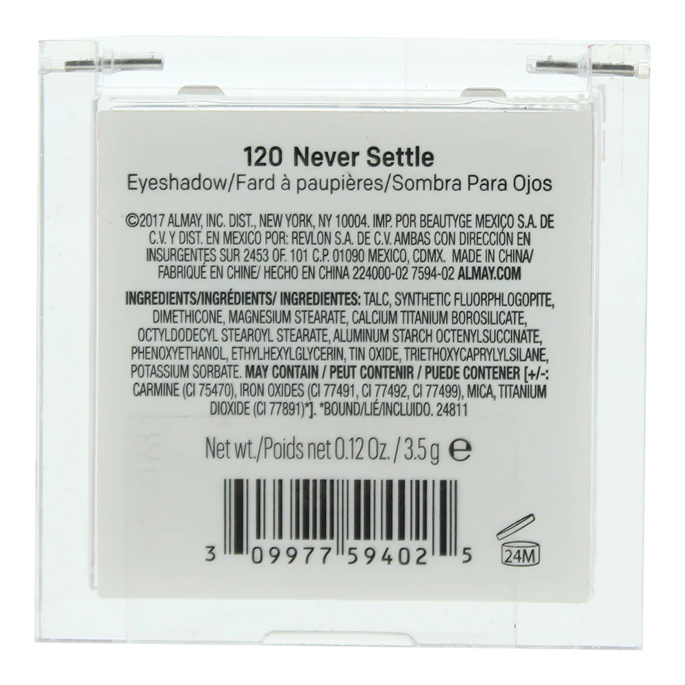 Almay 120 Never Settle Eye Shadow Quad 3.5g - Image 2