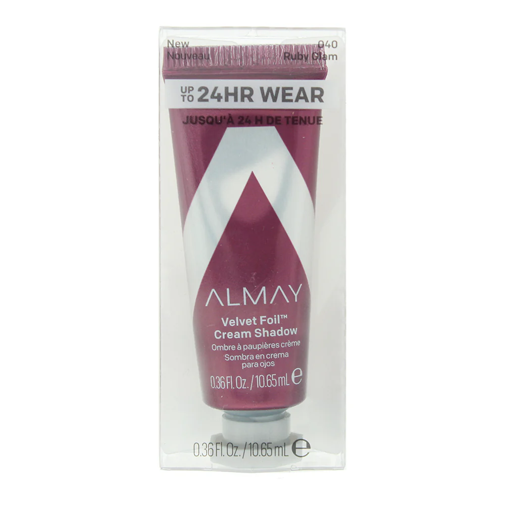 Almay Velvet Foil 040 Ruby Glam Cream Eye Shadow 10.65ml - Image 3