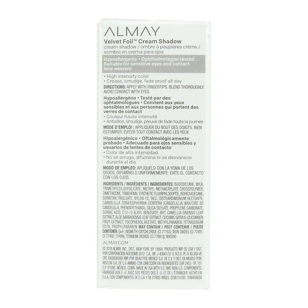Almay Velvet Foil Golden Vibes Cream Eye Shadow 10.65ml - Image 2