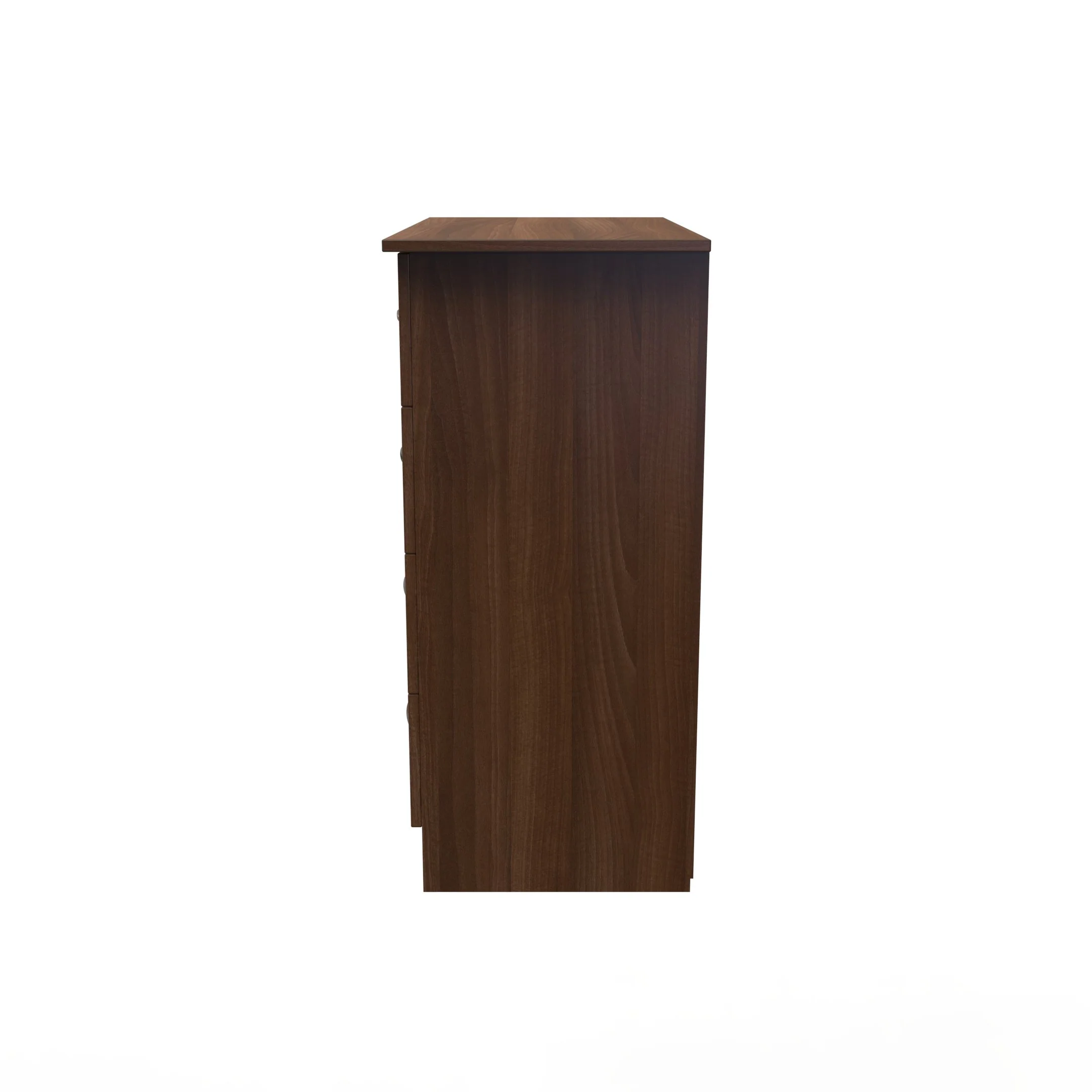 Alton Ready Assembled 4 Drawer Chest in Noche Walnut - Image 2