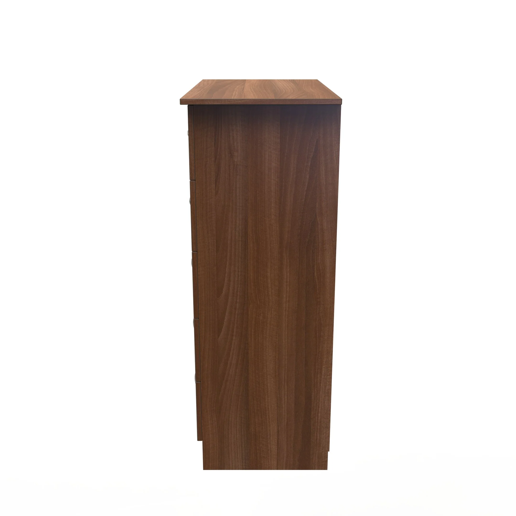 Alton Ready Assembled 5 Drawer Chest in Noche Walnut - Image 2