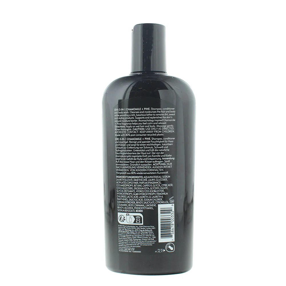 American Crew 3-In-1 Chamomile & Pine Shampoo 450ml - Image 2