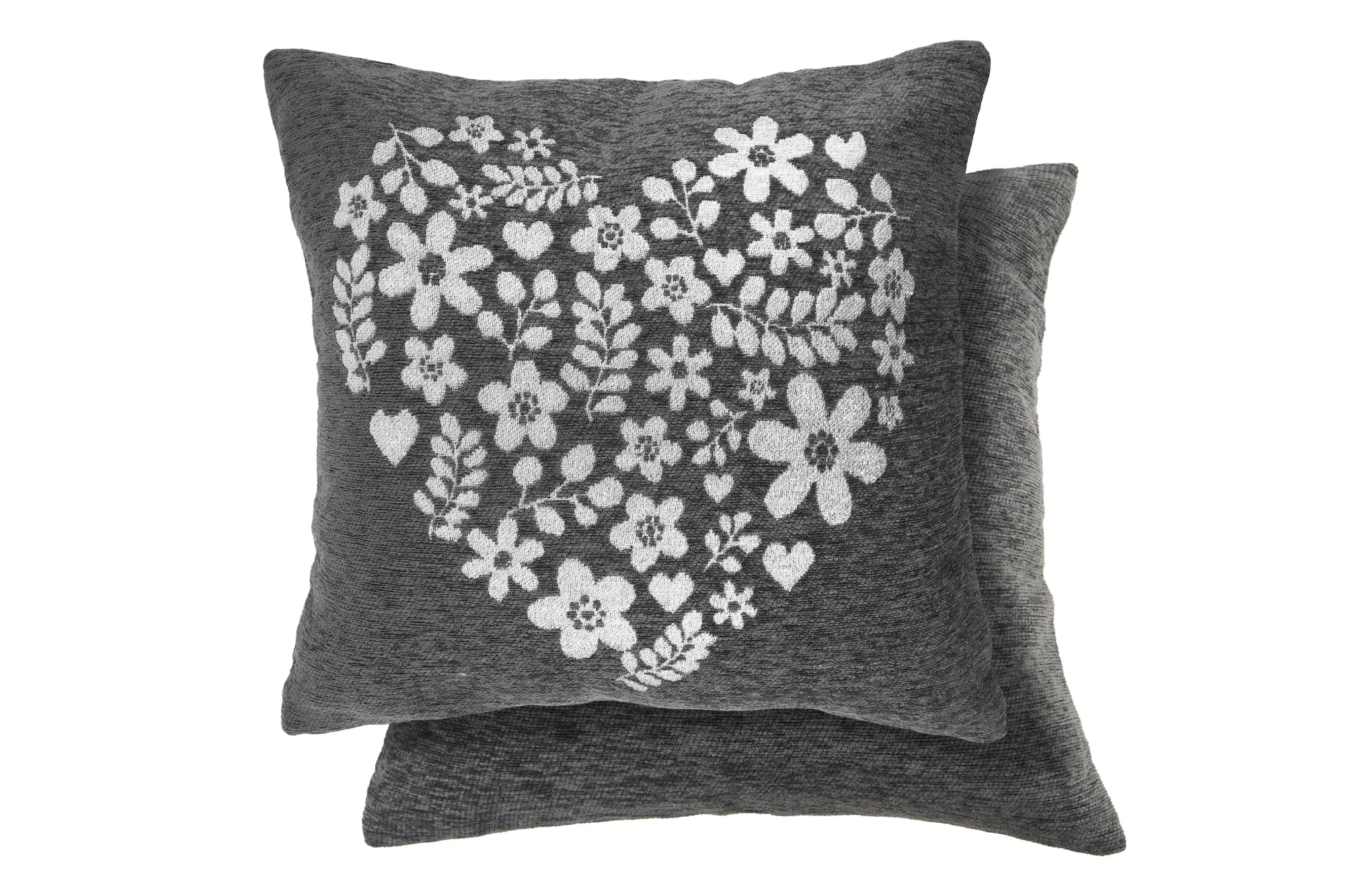 Amor Home - Cushion Cover in Charcoal - Image 2