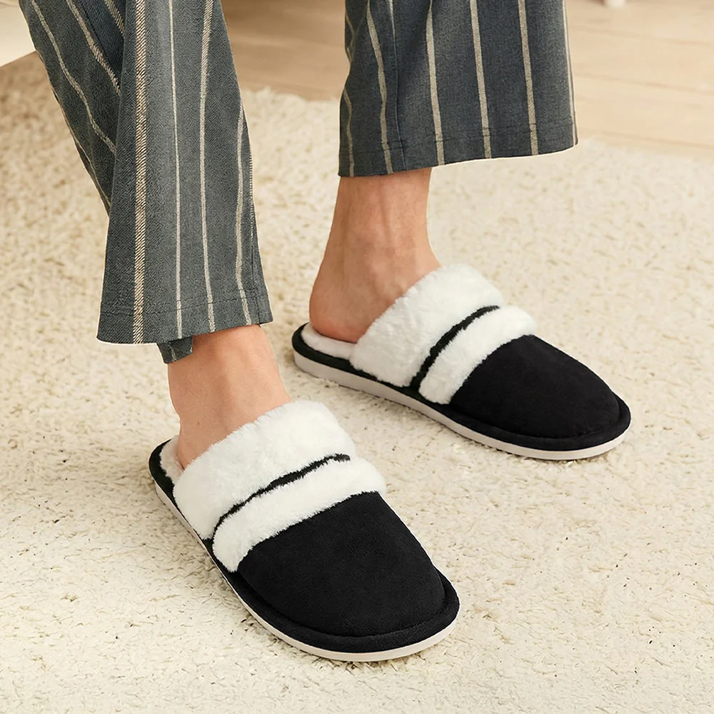 Anti-Slip & Warm Plush Slippers - Mules - Image 2