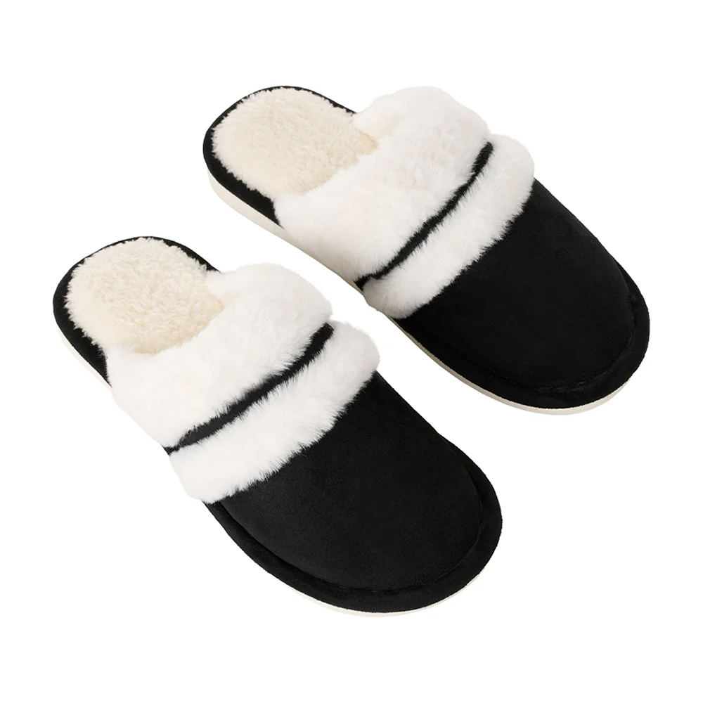 Anti-Slip & Warm Plush Slippers - Mules - Image 5