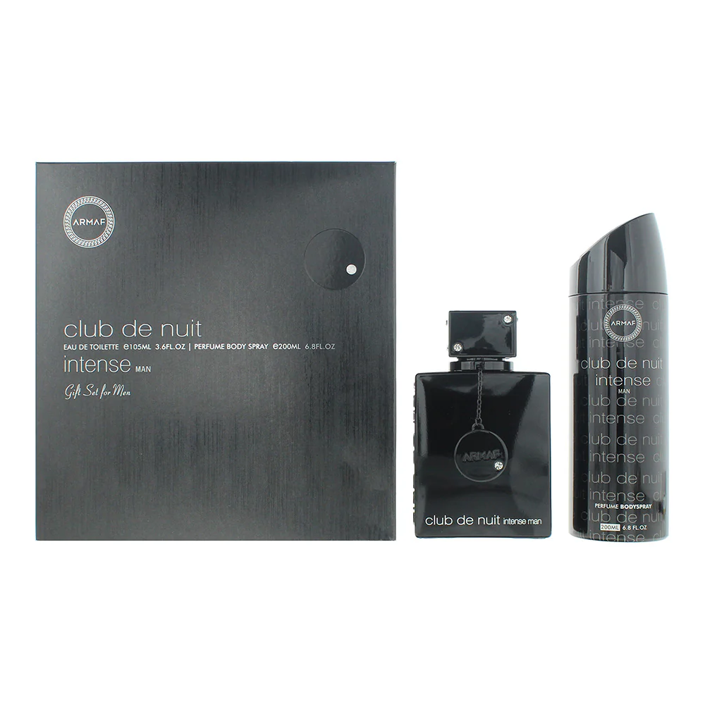 Armaf Club De Nuit Intense 2 Piece Gift Set: Eau de Toilette 105ml - Body Spray