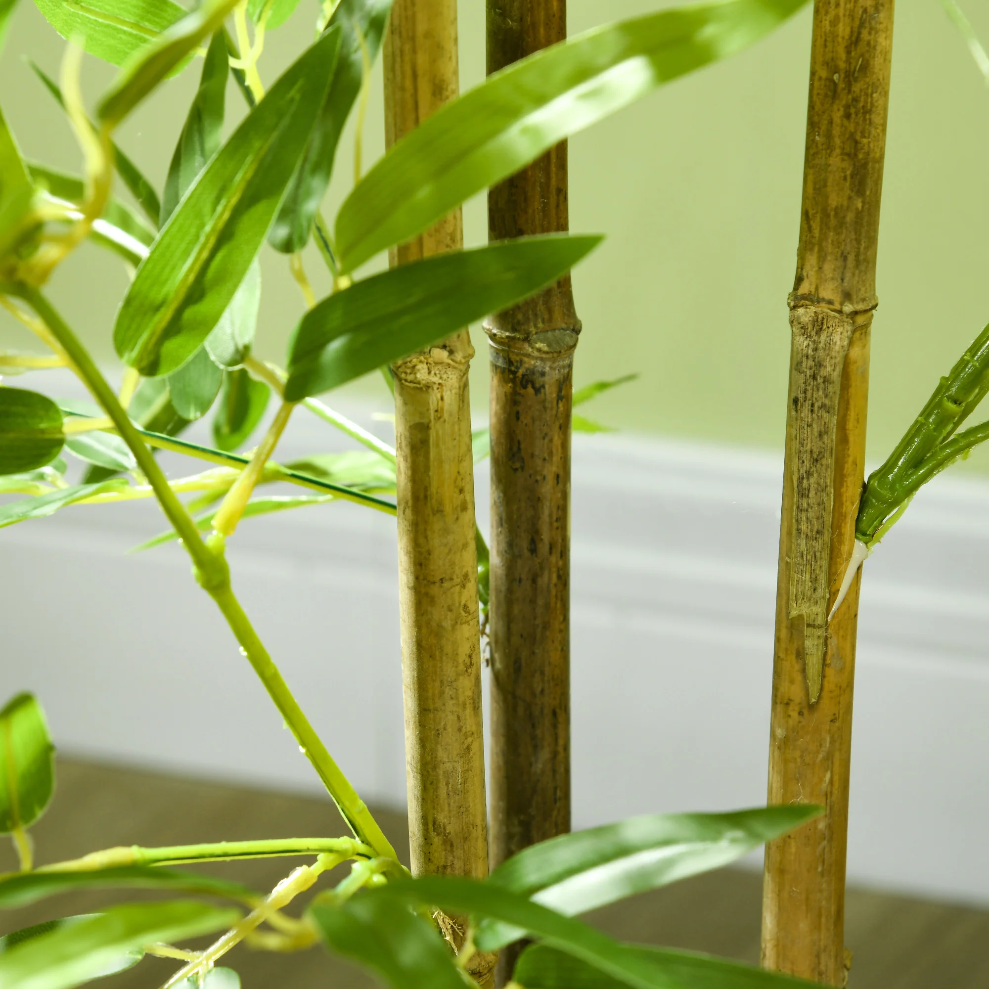 Artificial Plant Bamboo Artificial Tree Height 120 Cm With Pot - Image 9
