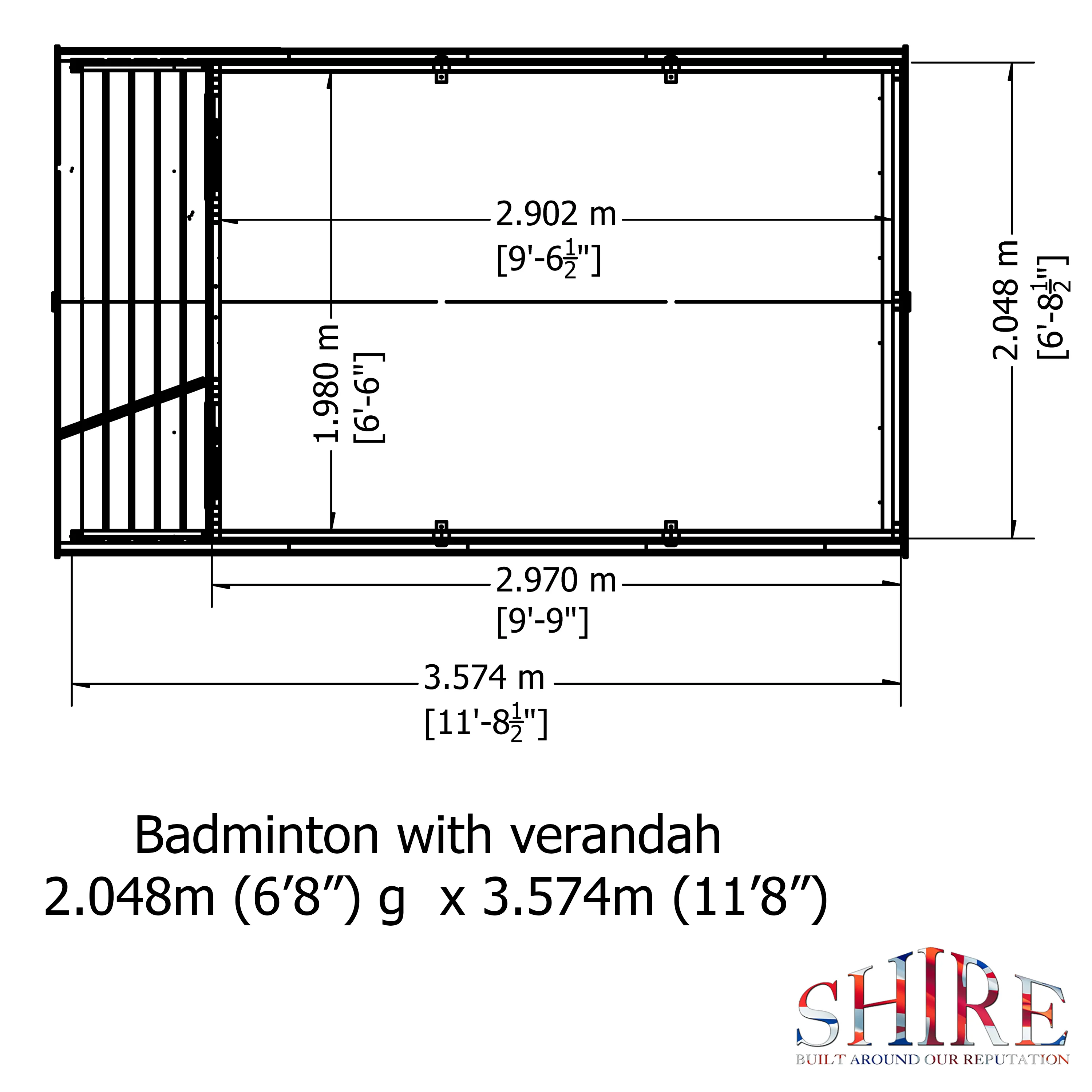 Badminton & Verandah Summerhouse - Image 5