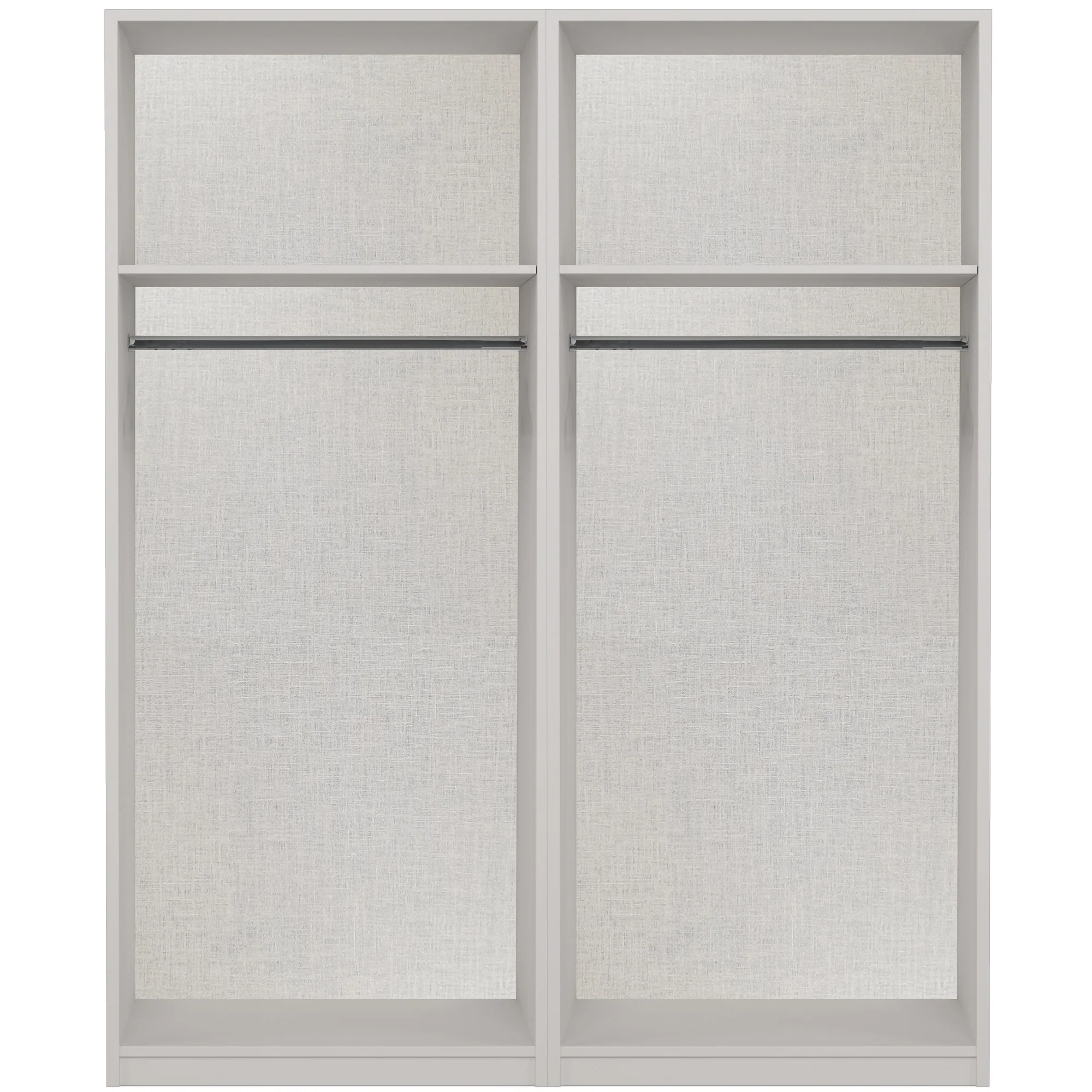Balagio Ready Assembled Wardrobe with 4 Doors & 2 Mirrors - White Gloss - Image 6