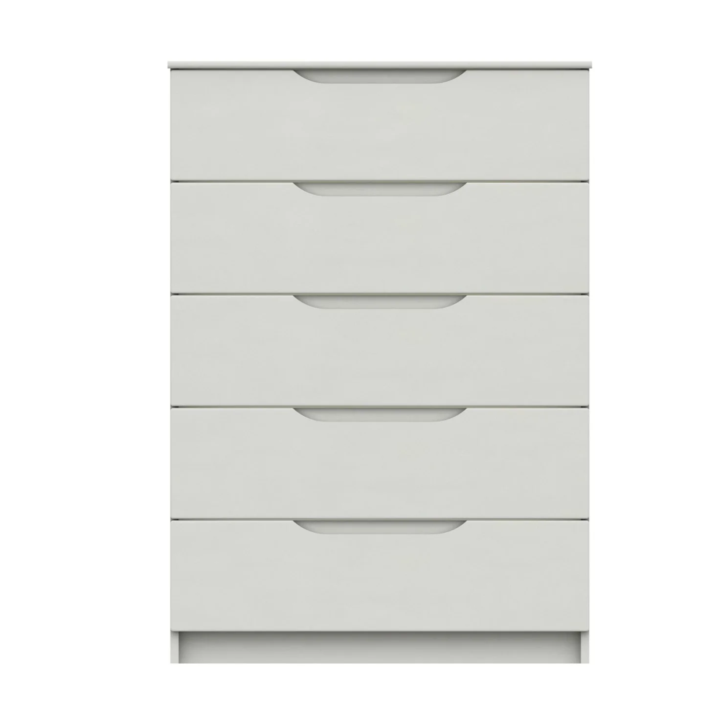 Balagio Ready Assembled Chest of Drawers with 5 Drawers - White Gloss - Image 4
