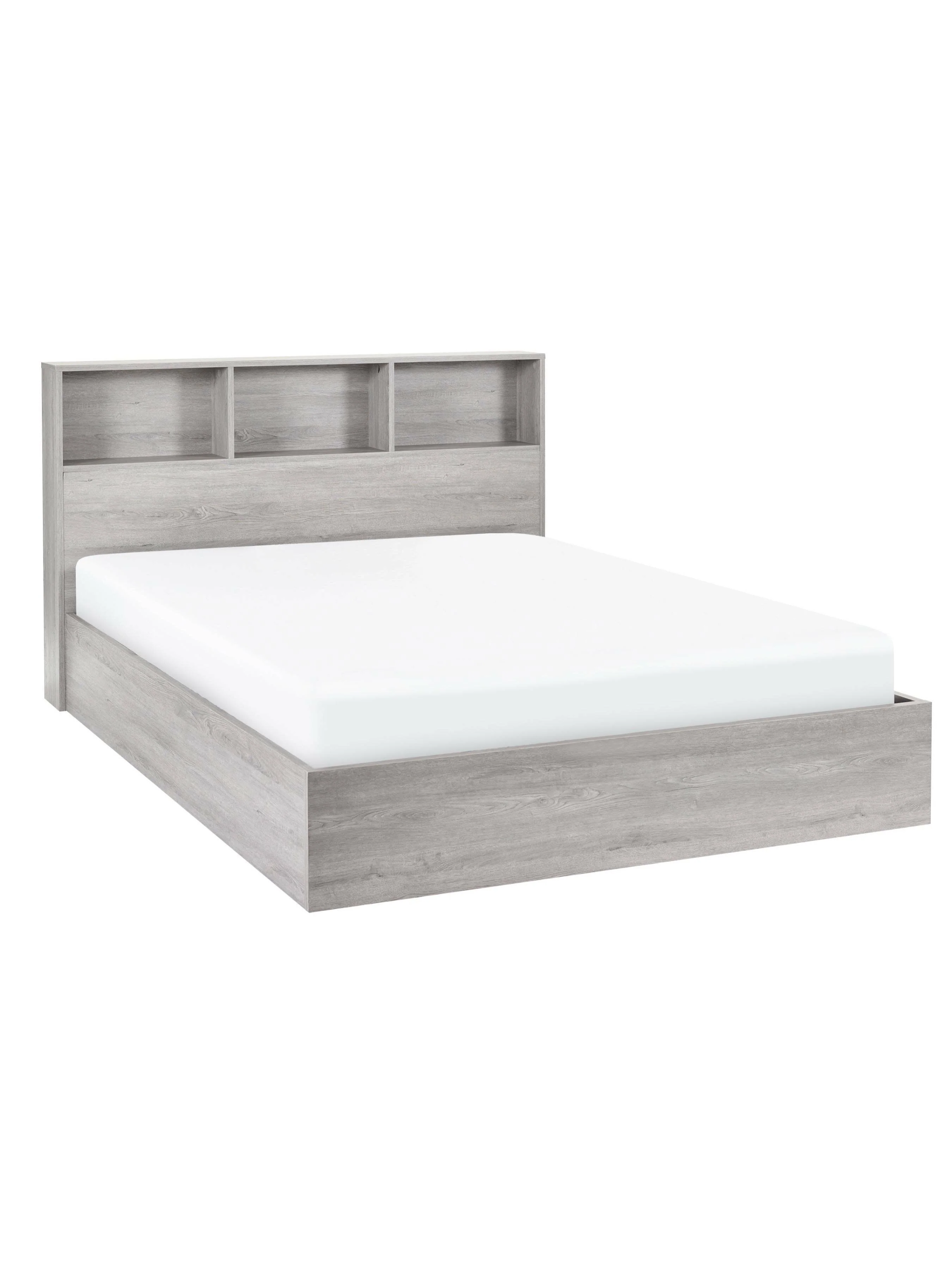 Bali Ottoman Storage 90cm Single Bed - Grey Oak - Image 4