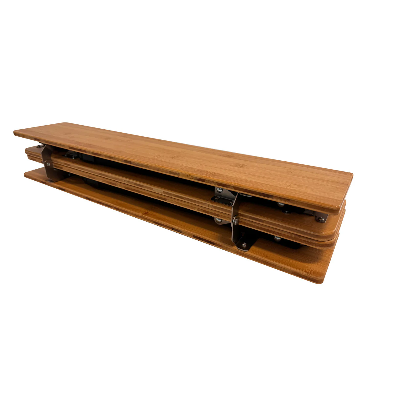 Bamboo Camping Table 4 Folding 80cm x 60cm - Image 4