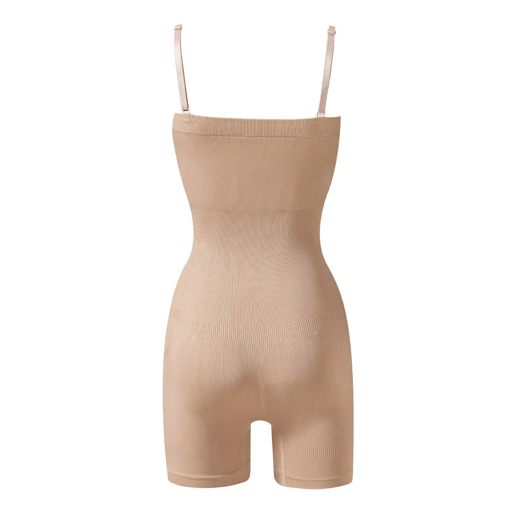 Bandeau Tummy Control Seamless Boyshorts Shapewear Bodysuit Top - Image 4