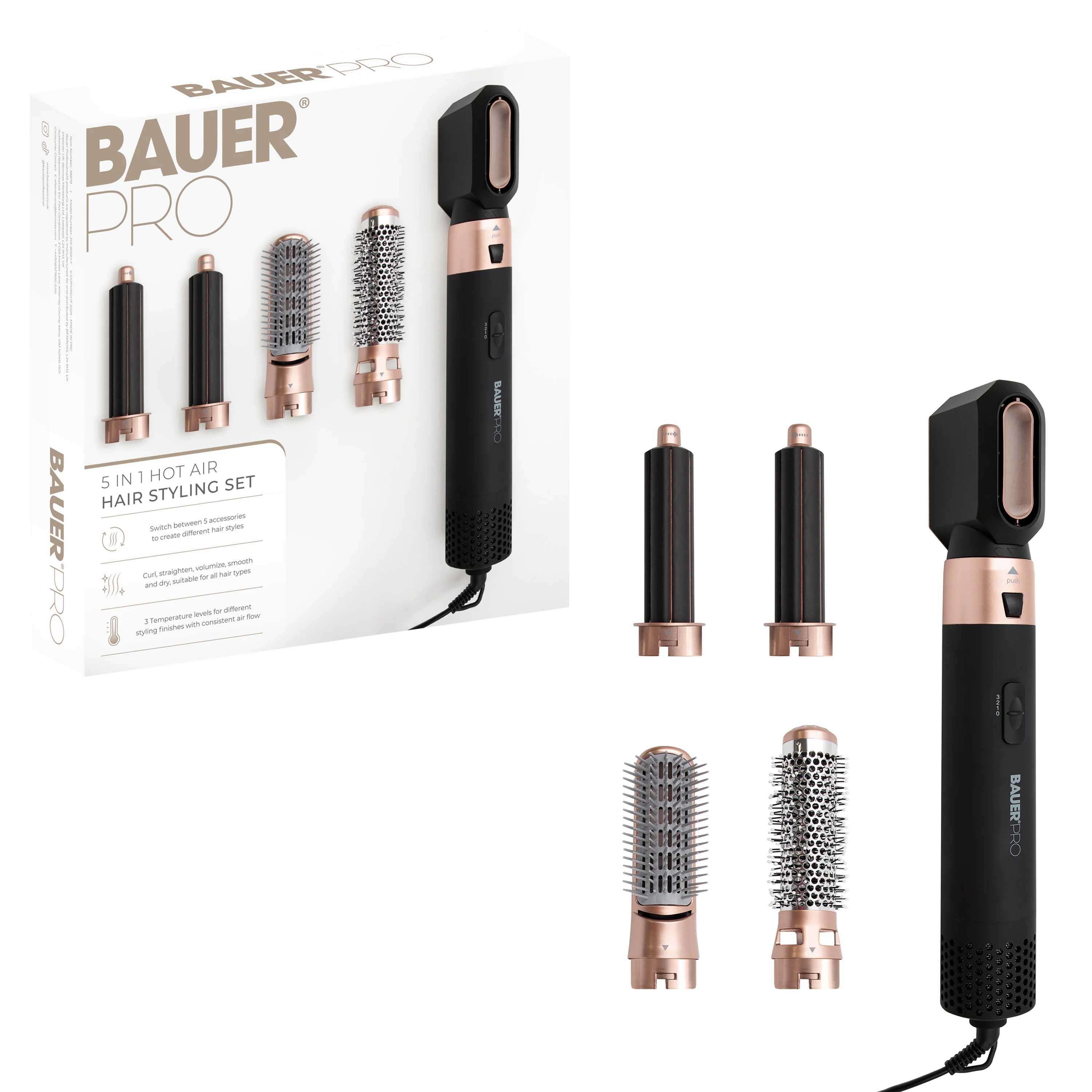 Bauer 5 In 1 Hair Air Styler - Image 6