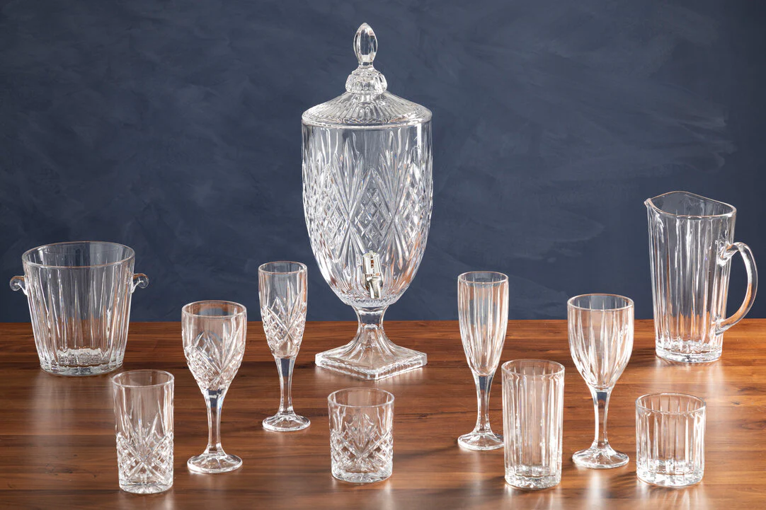 Beaufort Set of 4 Crystal Wine Glasses - Image 4